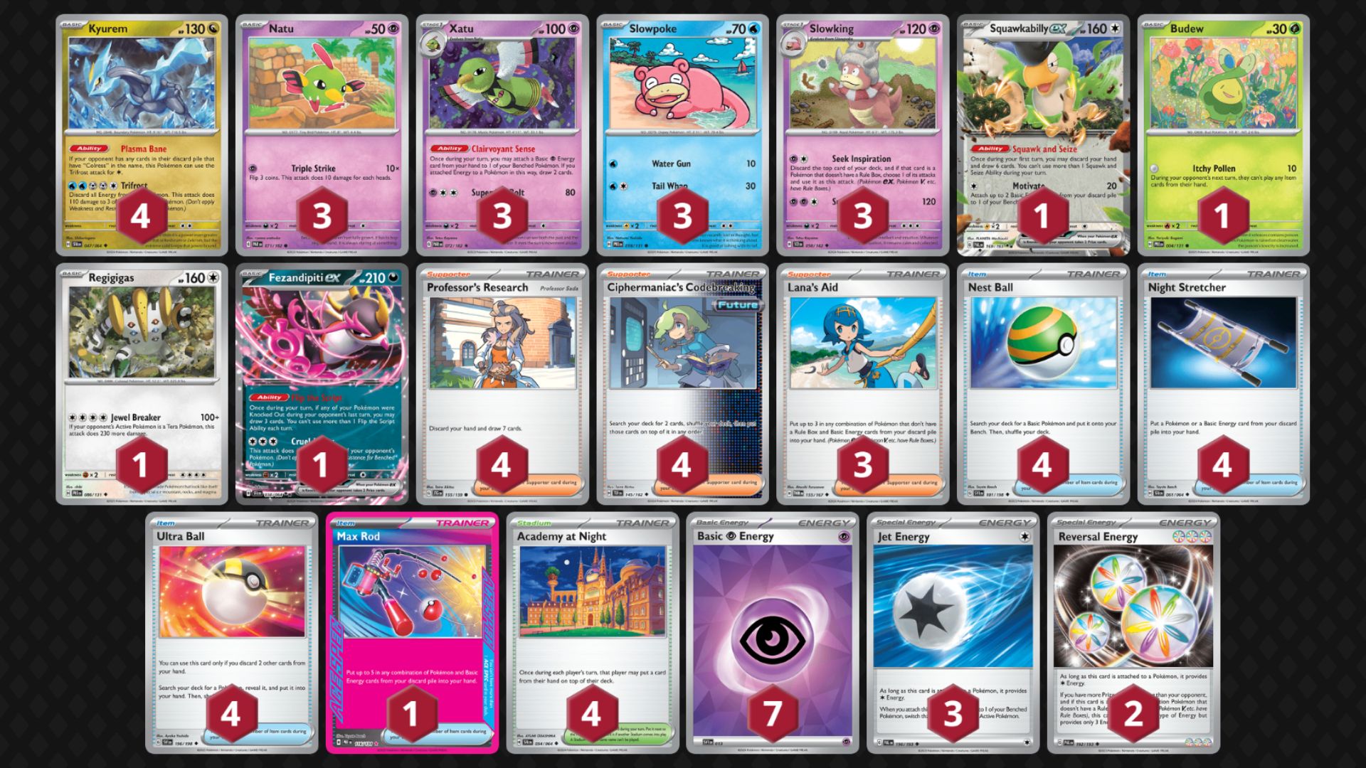 Kyurem decklist (Image via TPC)