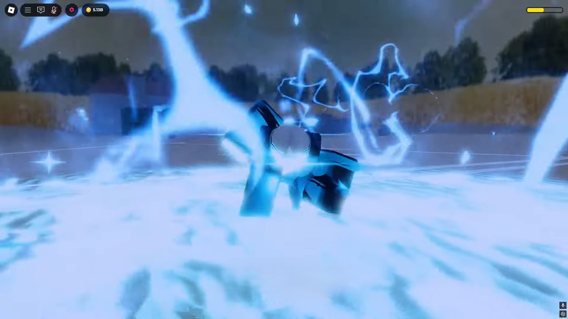 Lightning God in ink game(Image via Roblox)