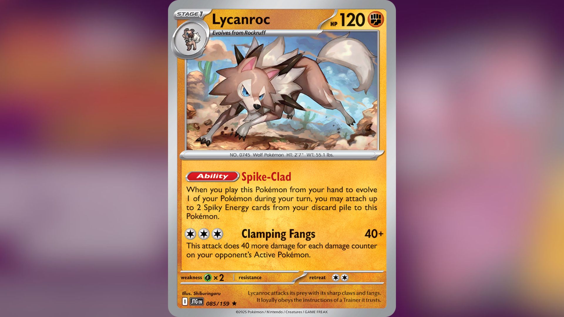 Lycanroc (Image via TPC)