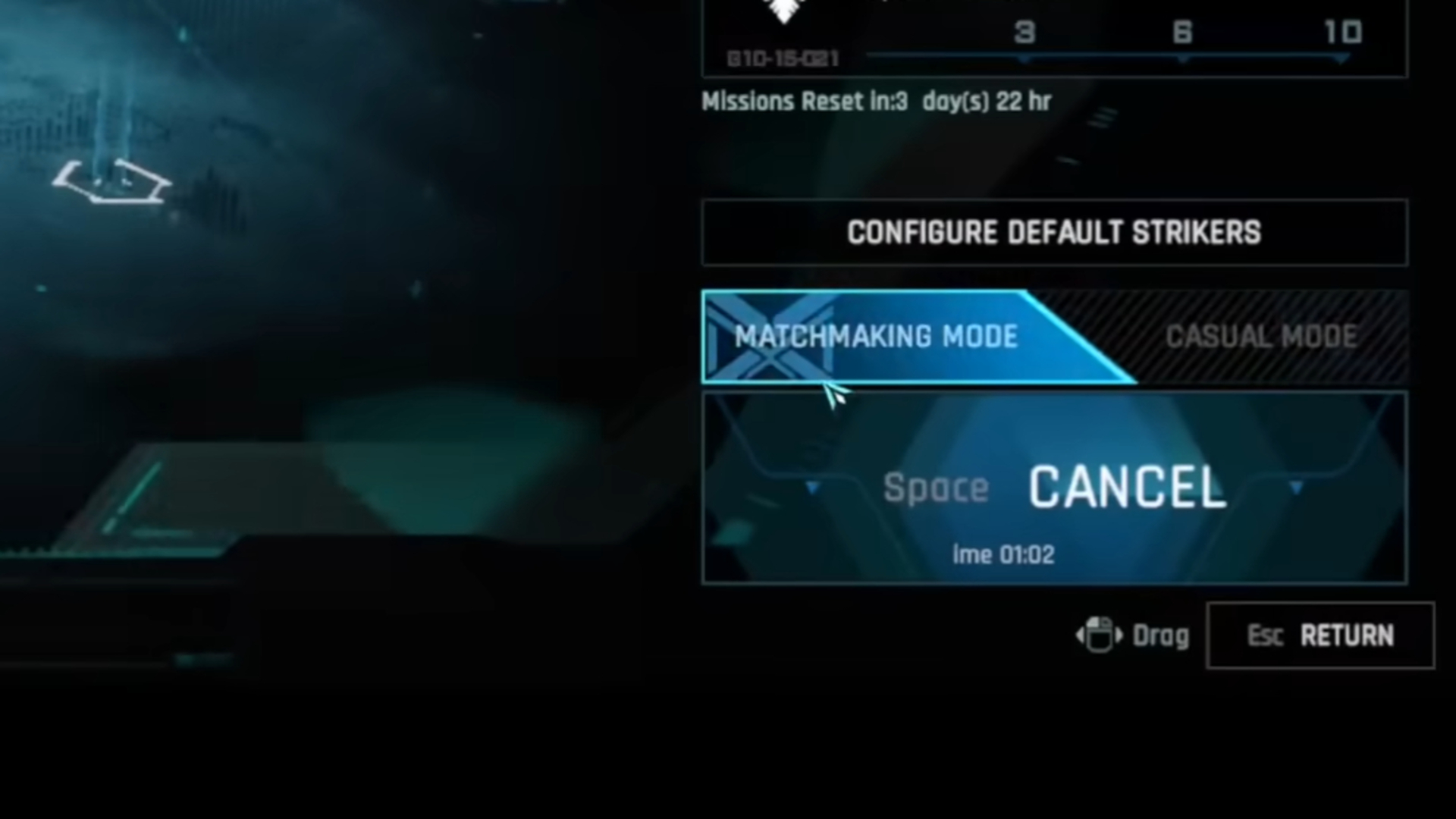 Make sure to select the Matchmaking Mode in Mecha Break to play ranked matches.