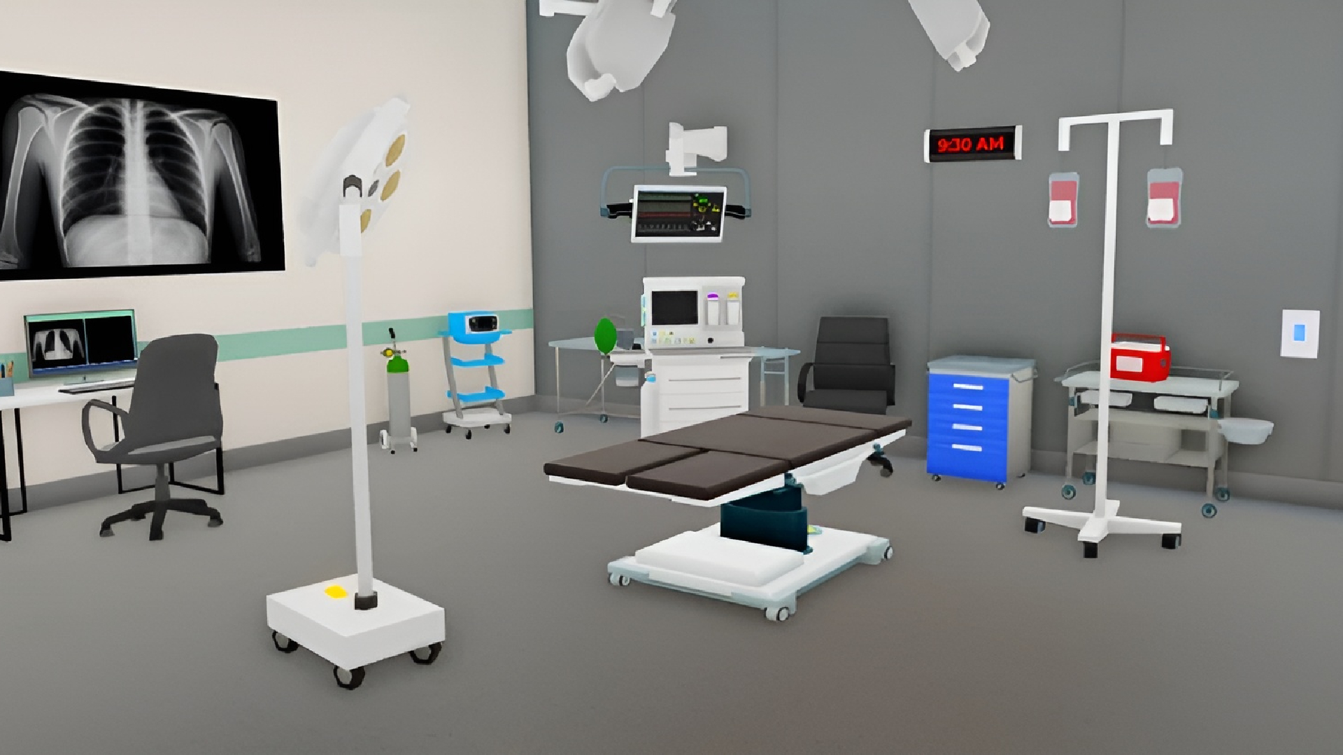Maple Hospital Overview (Image via Roblox Corporation)