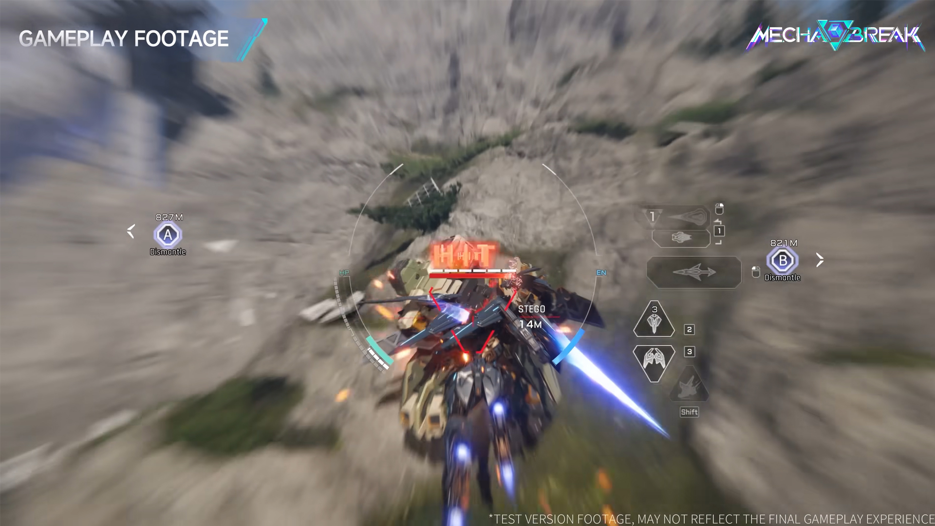 Panther thrusting an opponent with the Lance