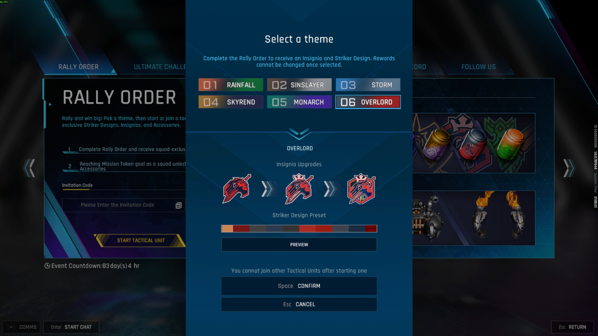 Choose your theme (Image via Amazing Seasun Games)