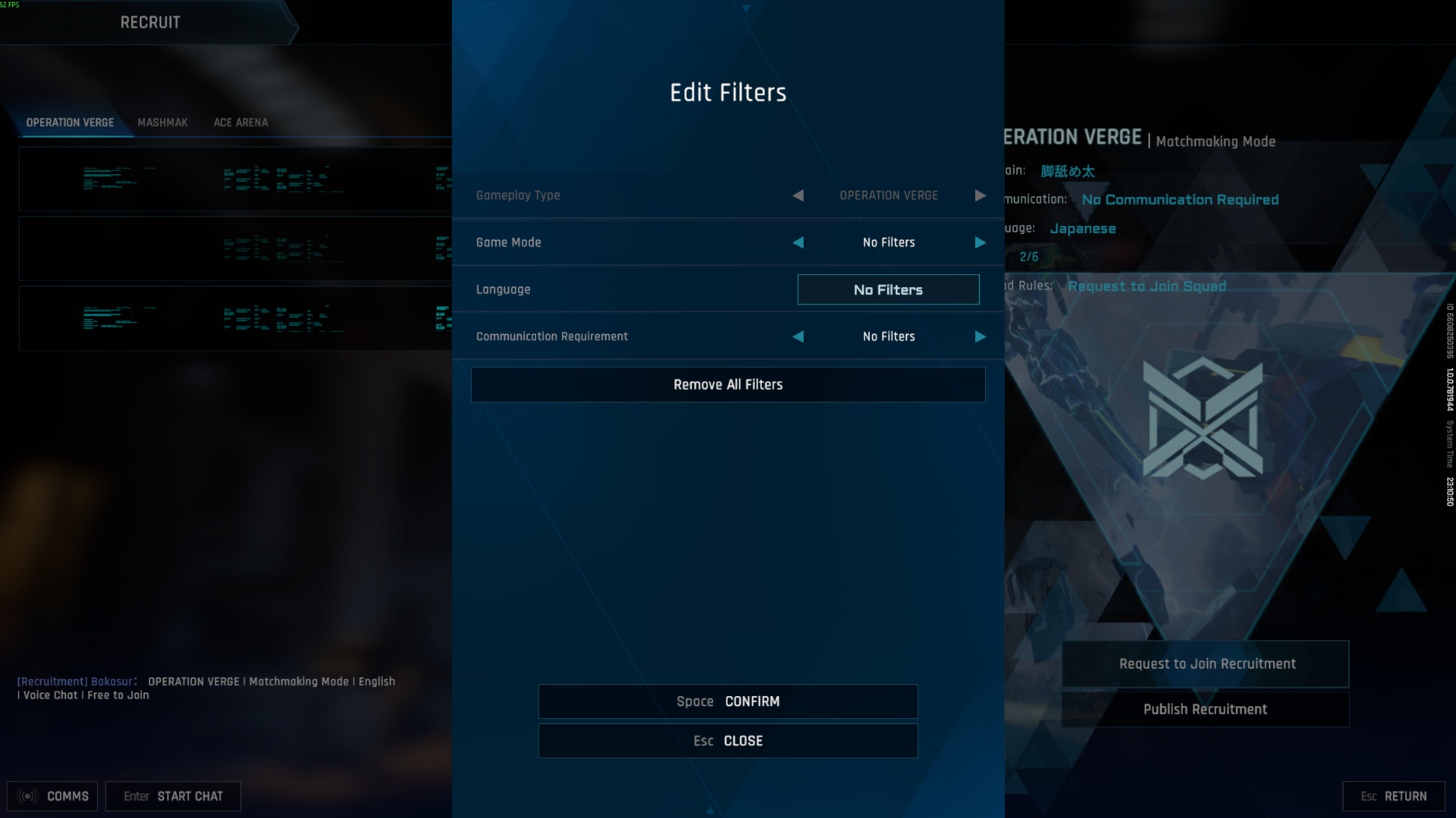 All recruit parameters in Mecha Break (Image via Amazing Seasun Games)