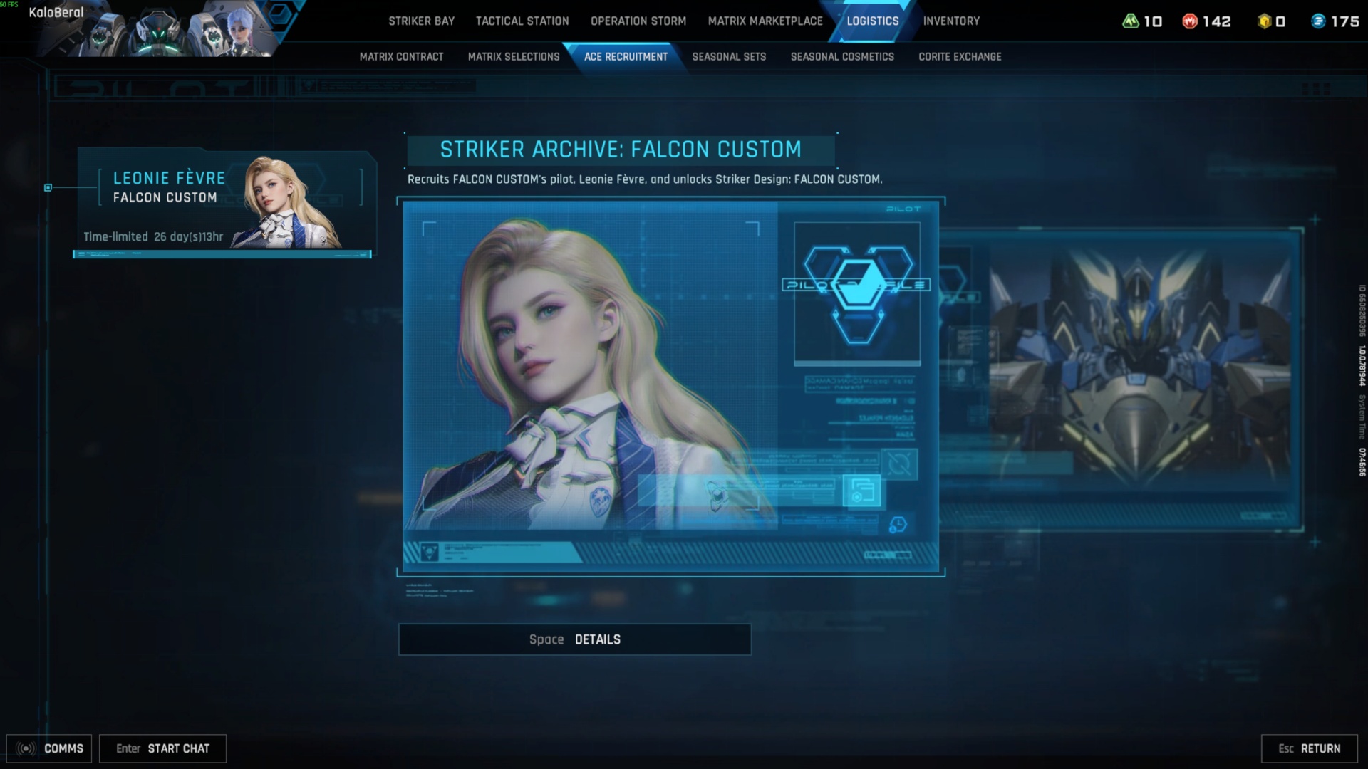 Purchase premium pilots and cosmetics (Image via Amazing Seasun Games)
