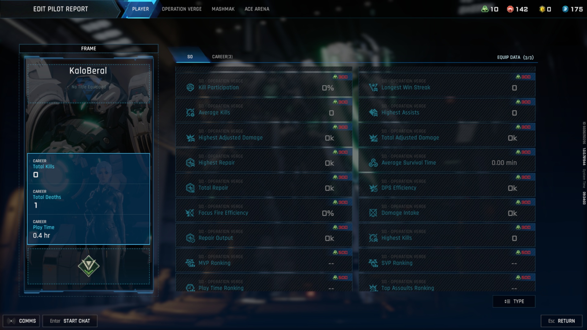 Use Achievement Points to unlock your best stats (Image via Amazing Seasun Games)