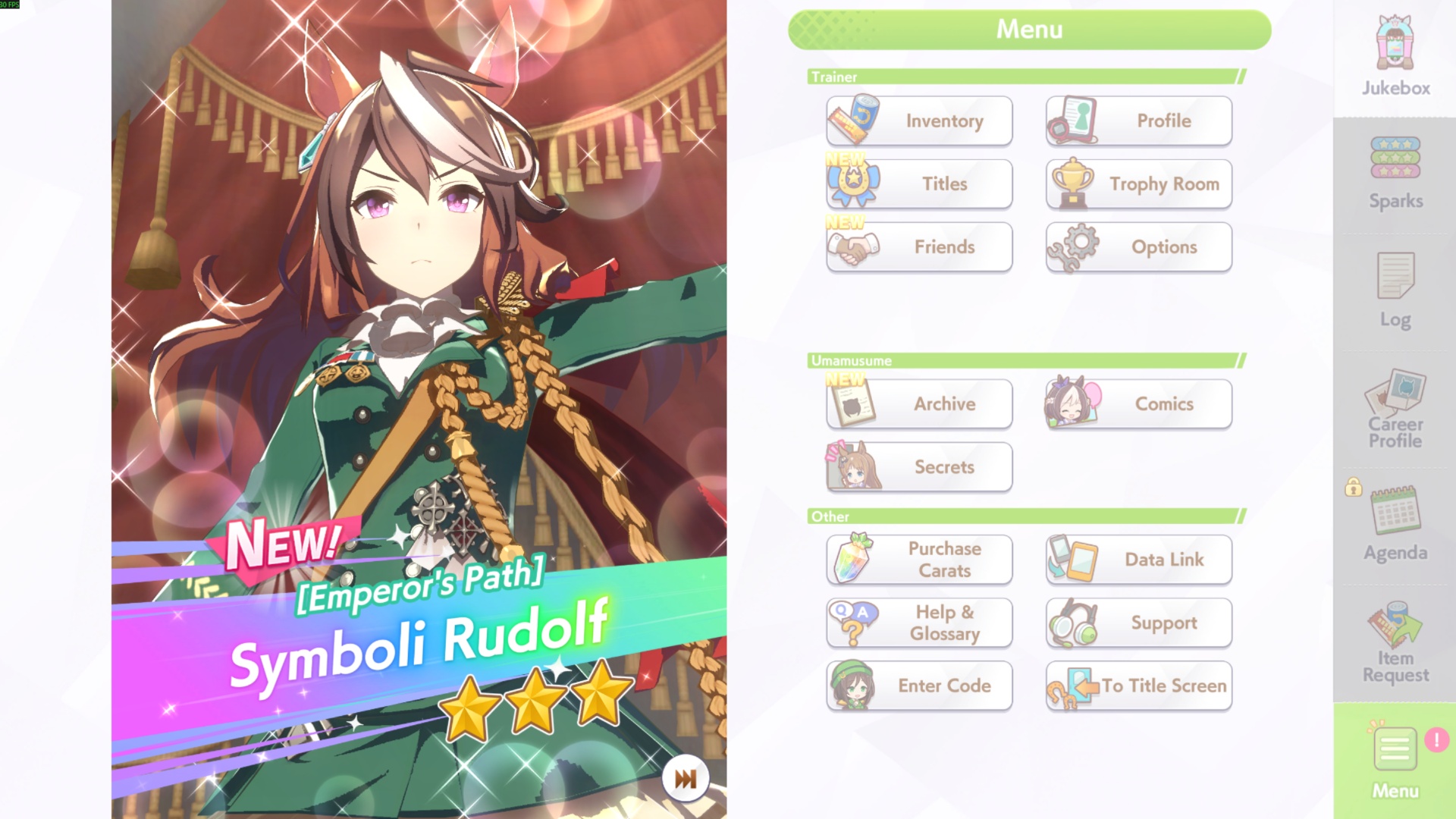Make sure Symboli Rudolf wins in Umamusume Pretty Derby (Image via Cygames)