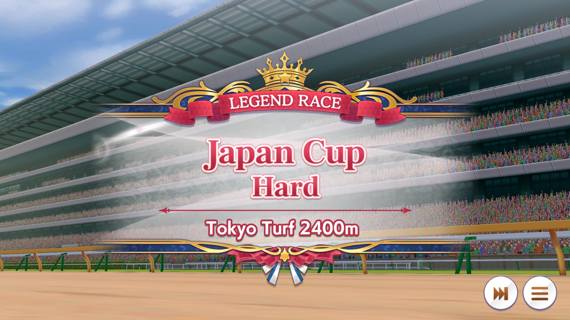 Legends Race in Umamusume Pretty Derby (Image via Cygames)
