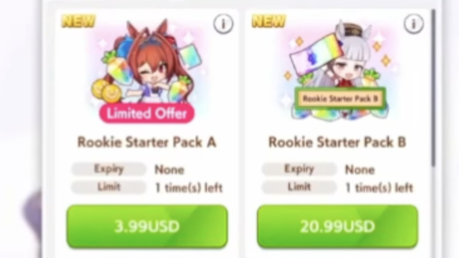You can use the real life money to purchase in-game currency (Image via Cygames)
