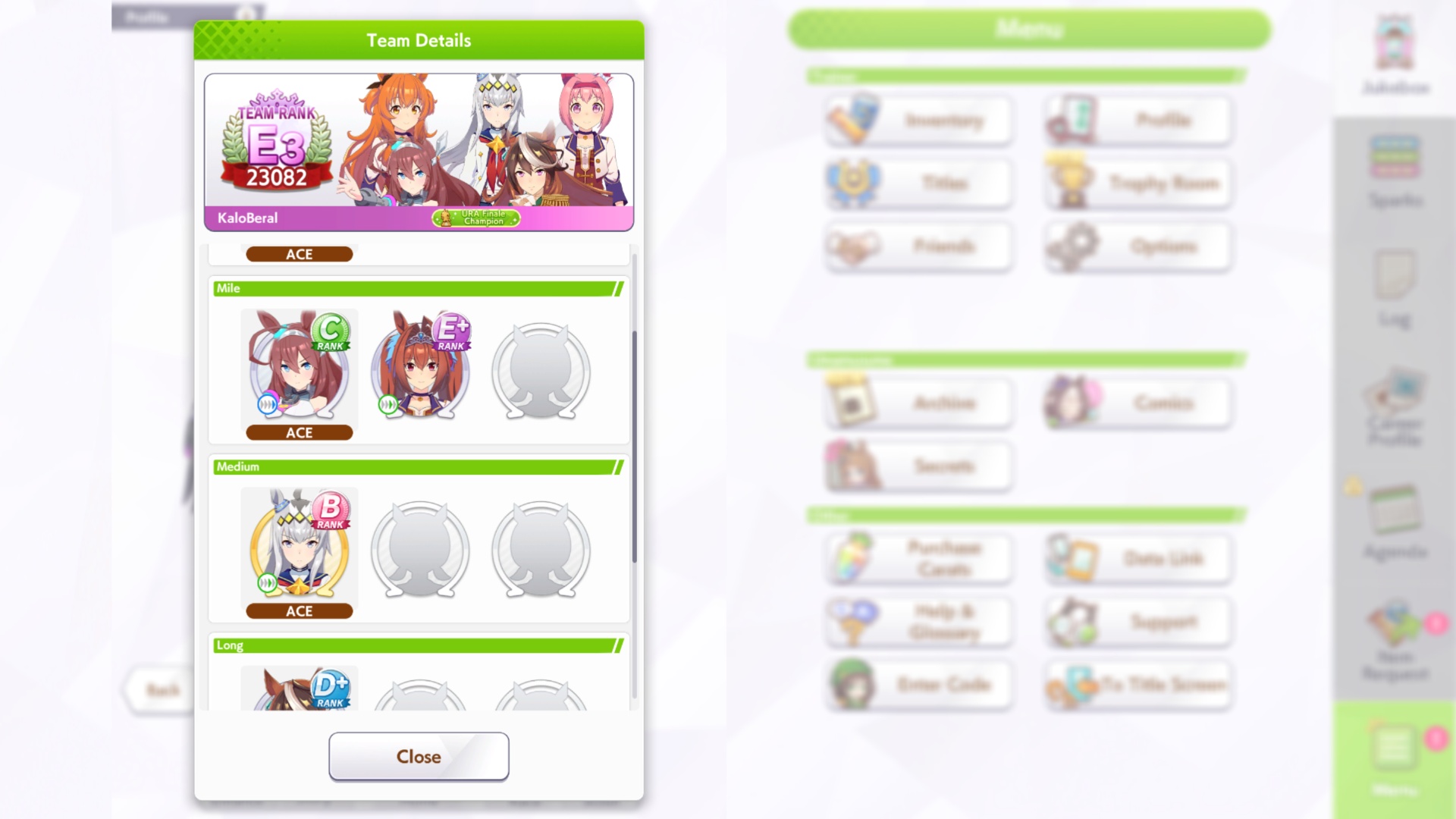You get many opportunities to increase Team Rank (Image via Cygames)