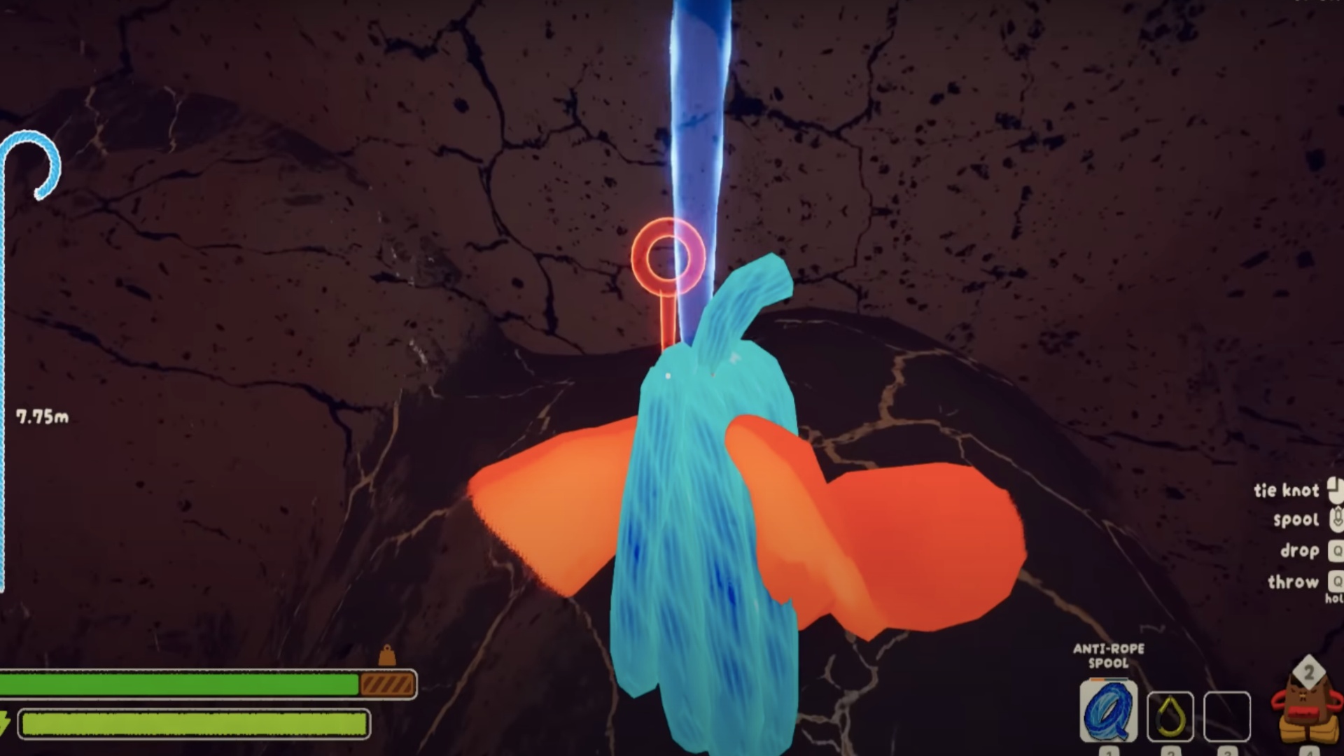 You can climb easily with the help of an Anti-Rope Cannon (Image via Landfall | /YouTube)
