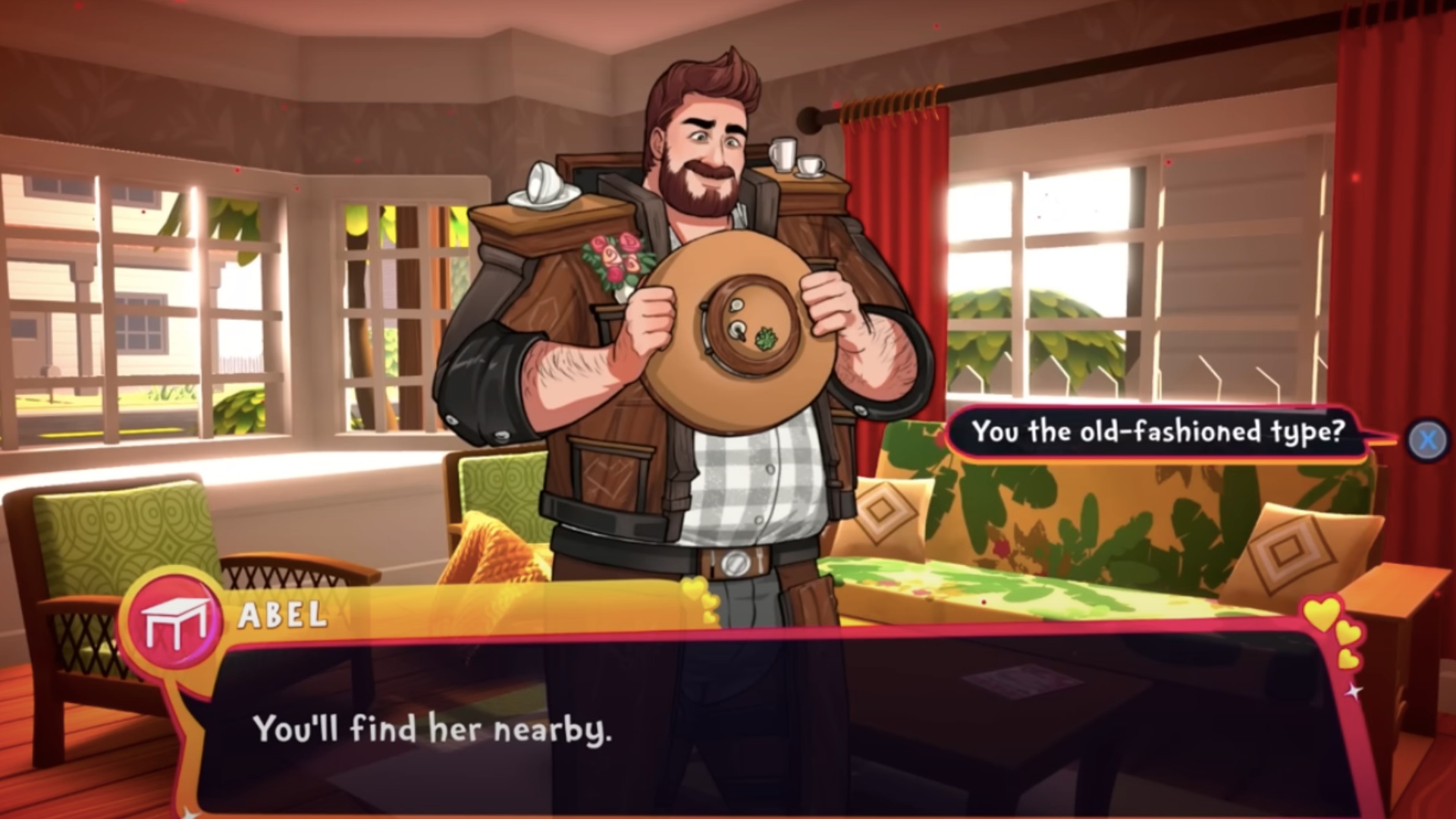 Abel is an old fashioned guy (Image via Team 17)
