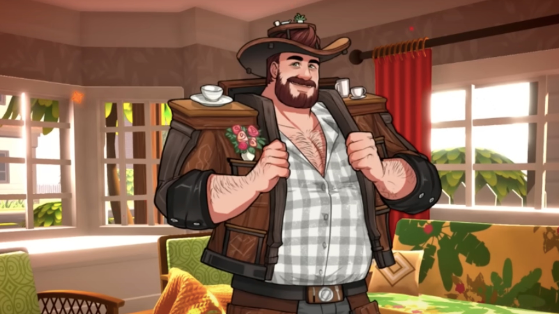 Abel is one of the Dateables in the game (Image via Team 17)