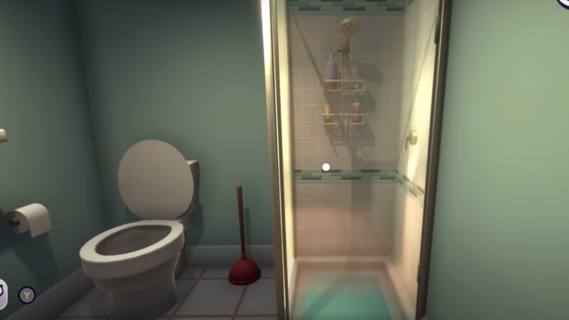 Arrive at the bathroom to find Johnny (Image via Team 17)