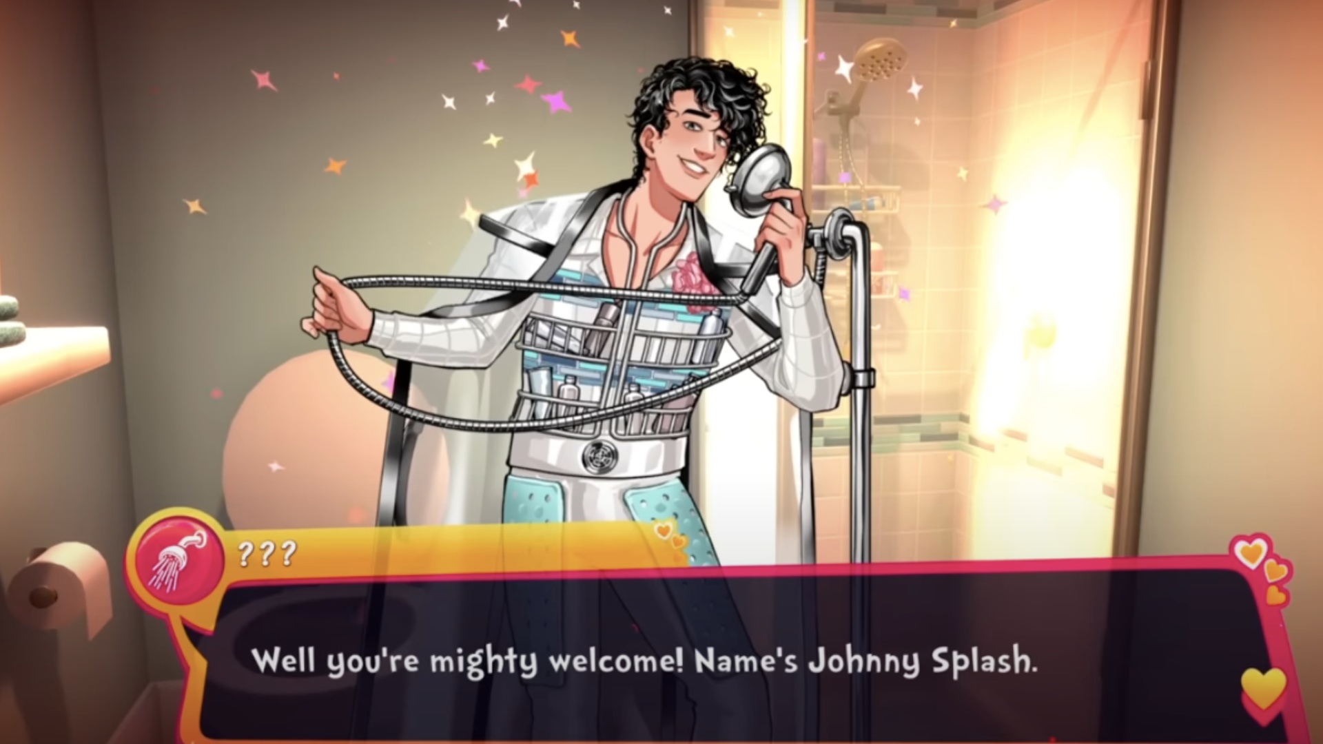 Johnny Splash is one of the Dateables in the game (Image via Team 17)