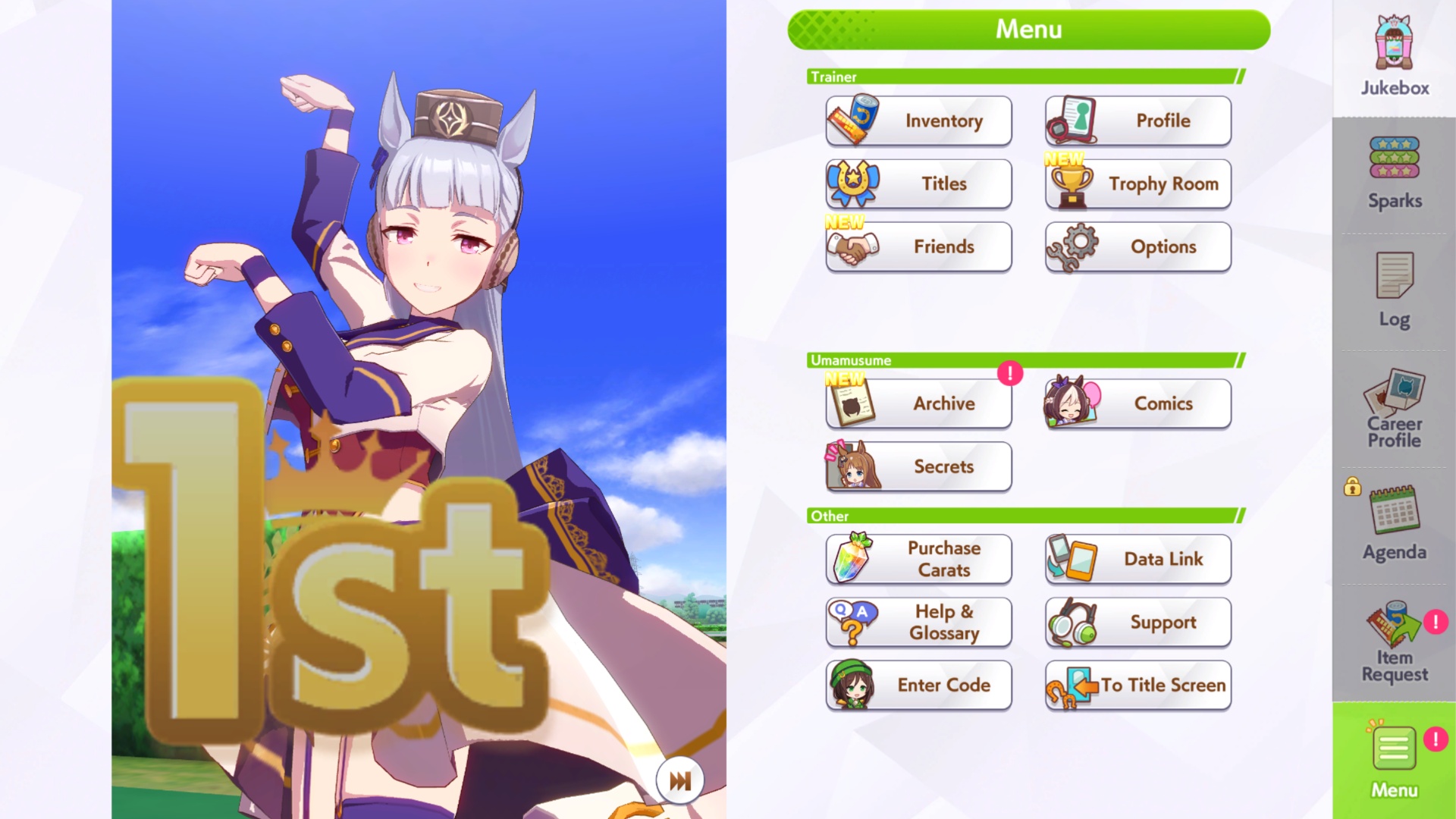 Gold Ship coming in first (Image via Cygames)