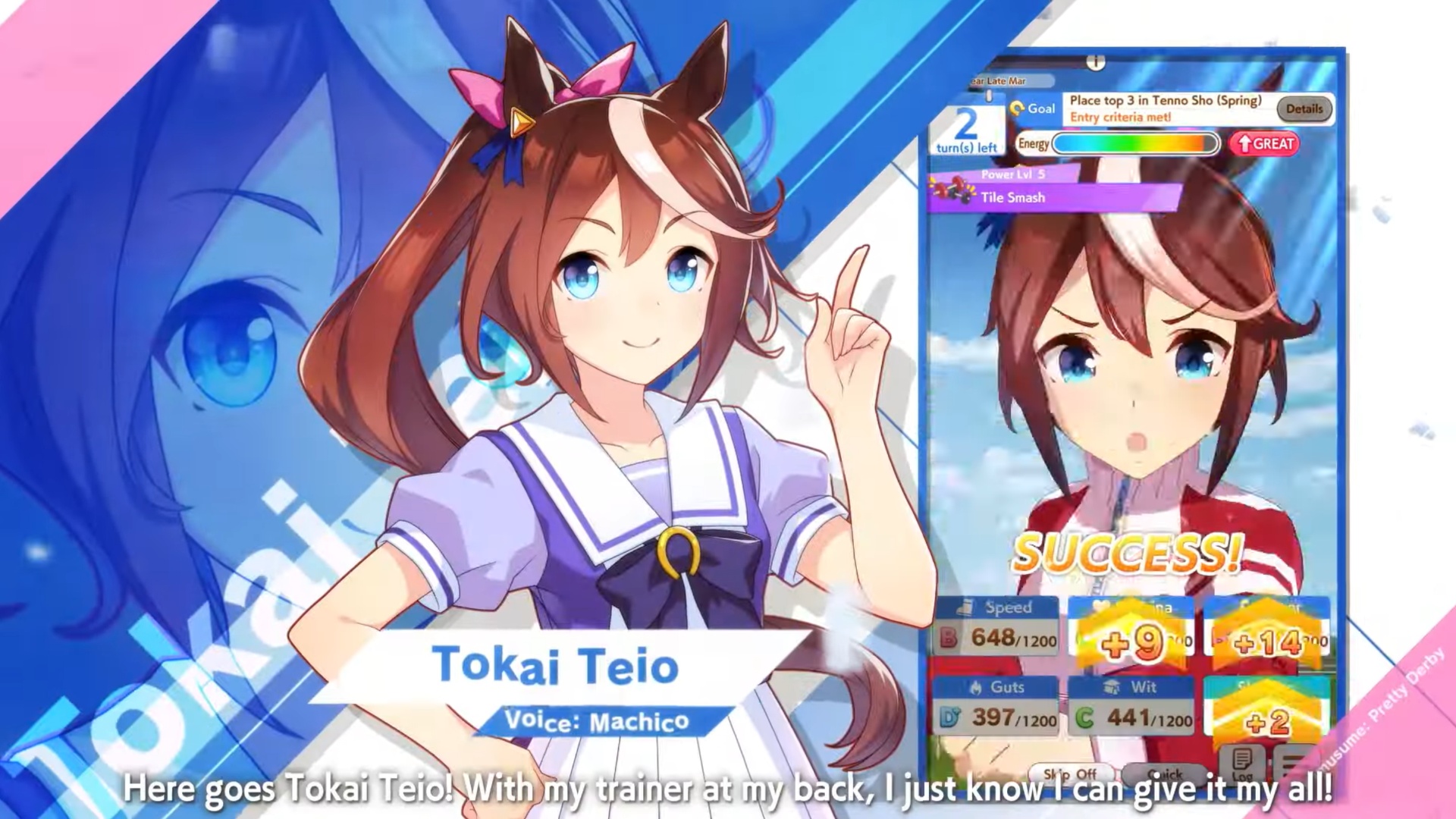 Tokai Teio in Umamusume Pretty Derby (Image via Cygames)