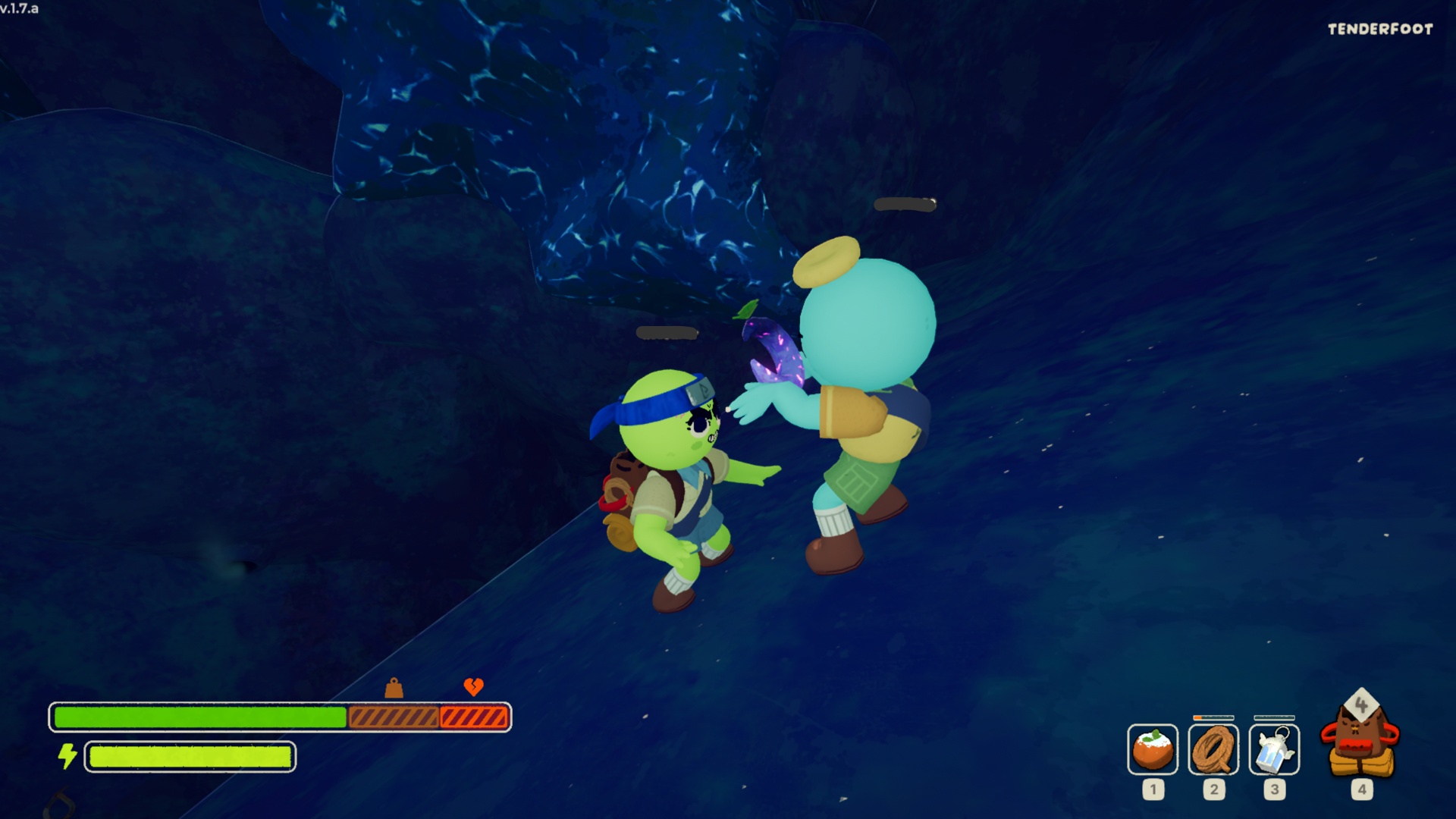 It is okay to feed your friends random stuff (Image via Landfall | Aggro Crab)