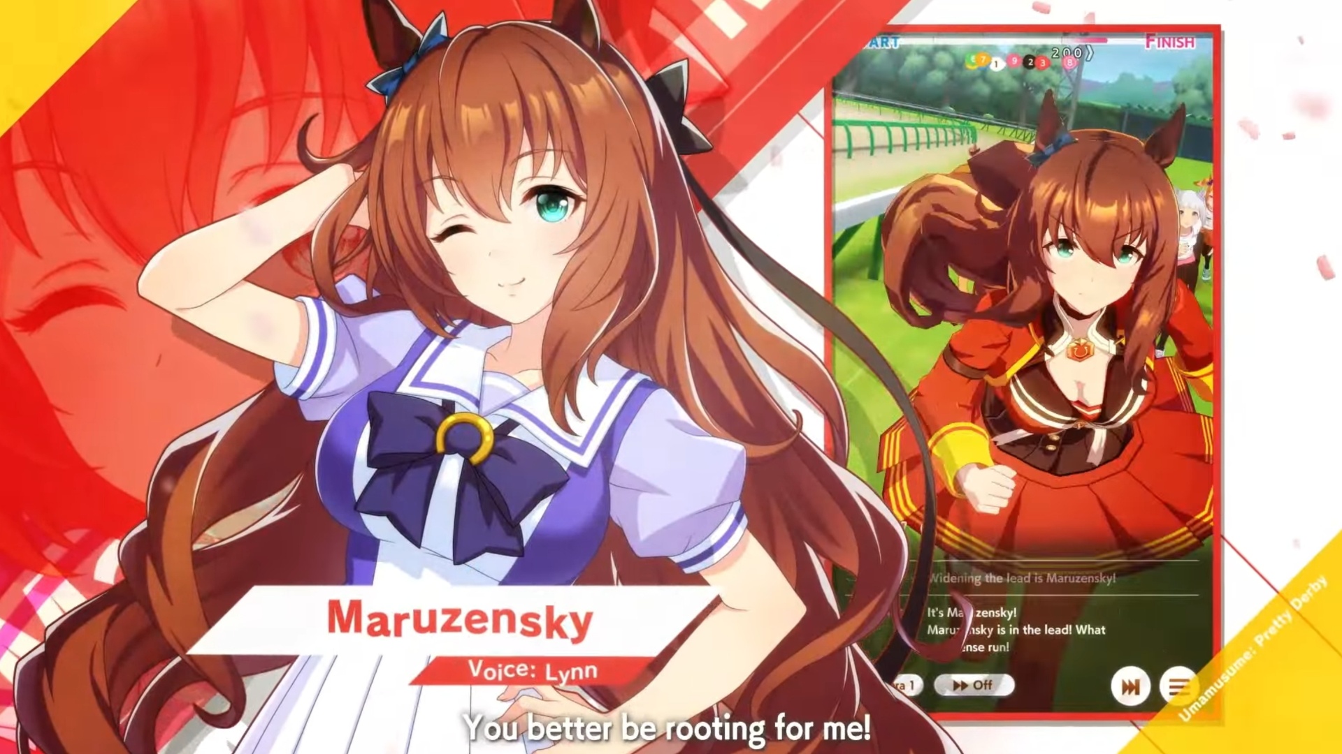 Train Maruzensky in Umamusume Pretty Derby (Image via Cygames)