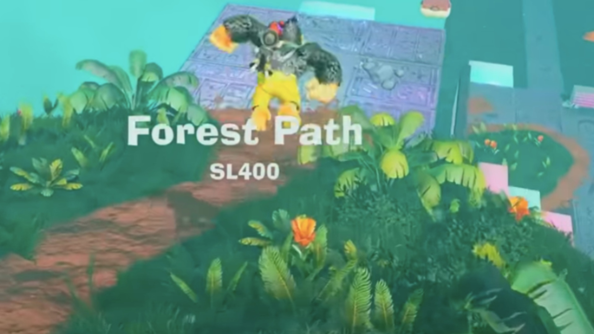 Even the Forest path is full of challenges (Image via Nintendo)