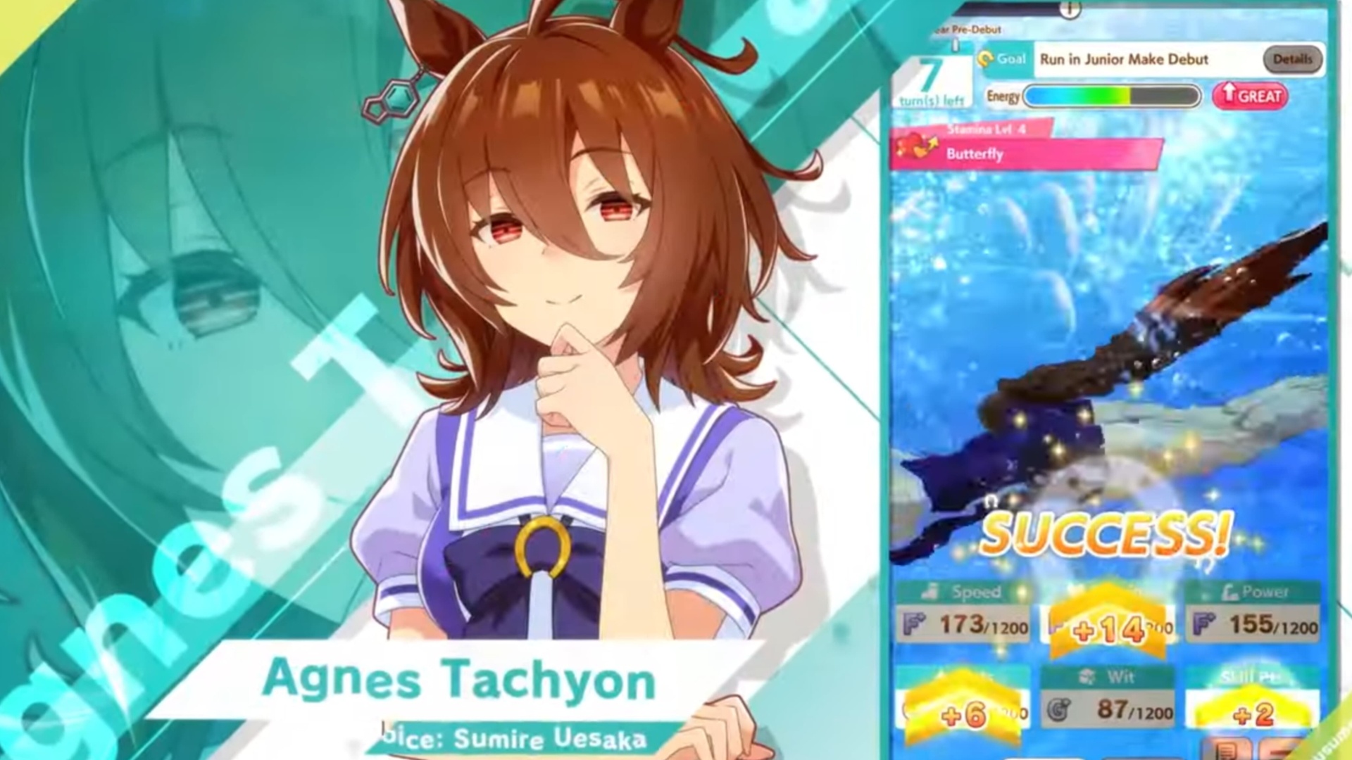 Agnes Tachyon in Umamusume Pretty Derby (Image via Cygames)