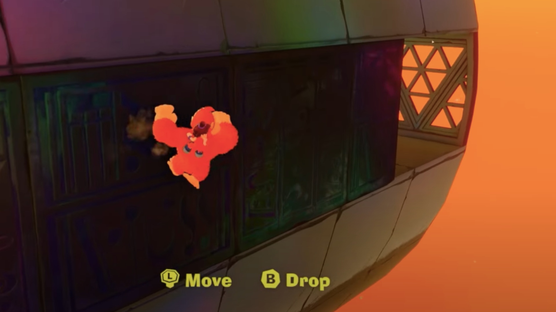 Move through the hole in the right Image via Nintendo | YouTube/Trophy Tom)