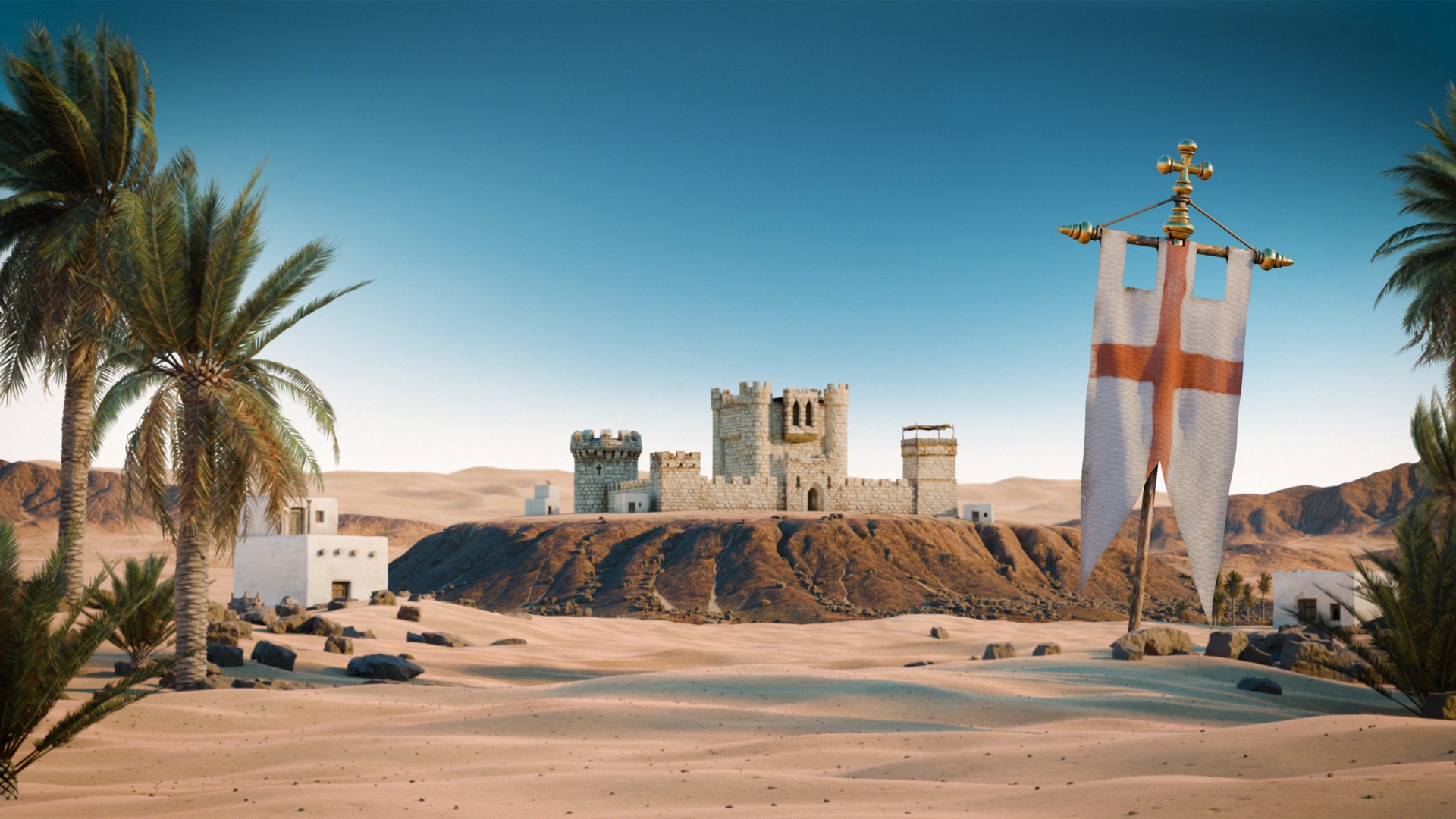 Try out the Stronghold Crusader Definitive Edition for free (Image via FireFly Studios)