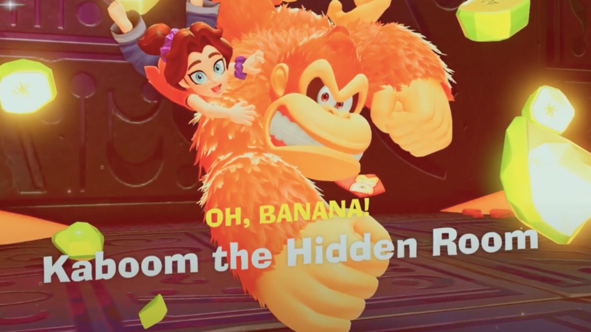 Second Banandium Gem in Thorny Blast Cave in DK Bananza (Image via Nintendo | Trophy Tom/YouTube)