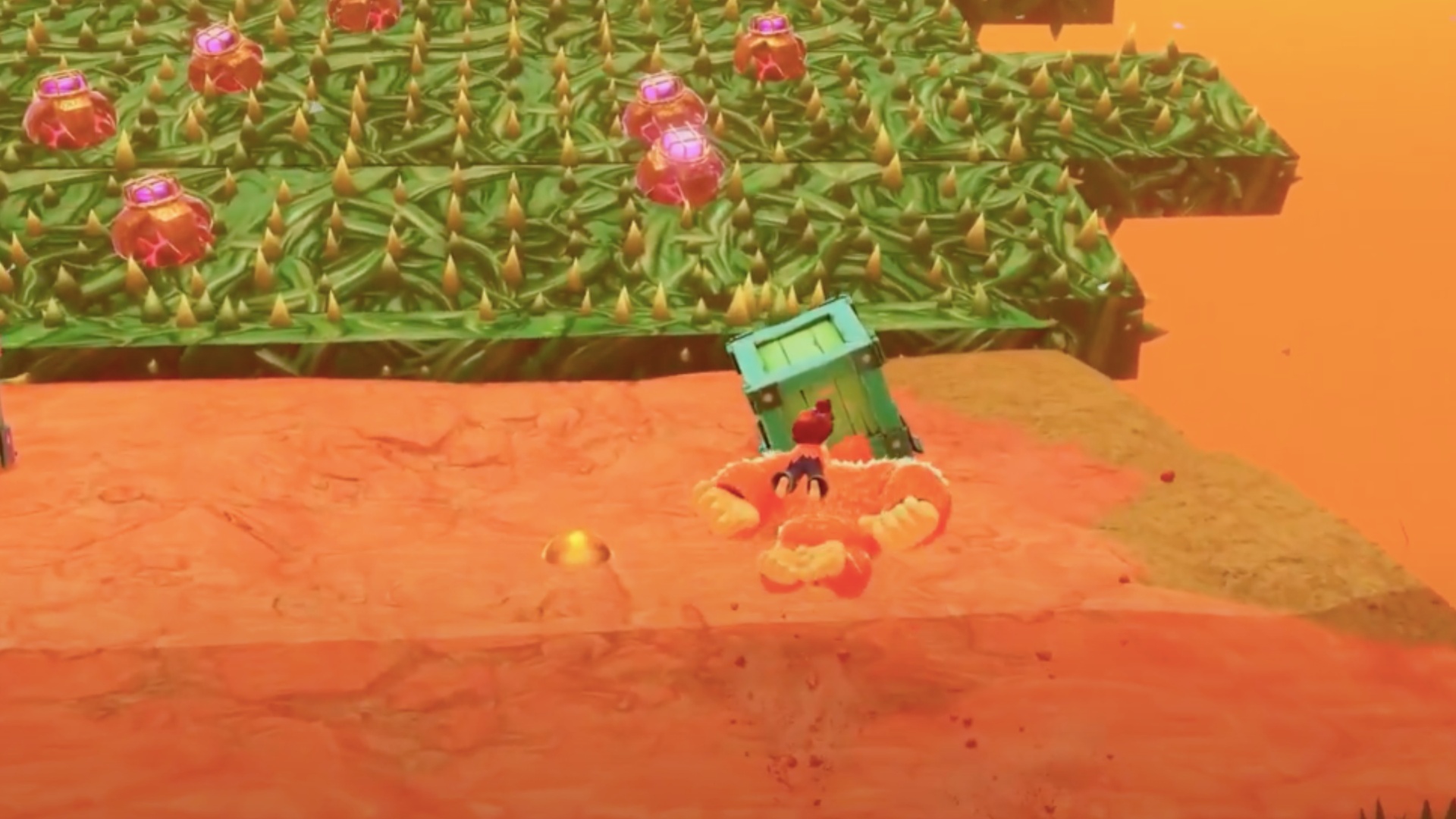 Grab the explosives (Image via Nintendo | Trophy Tom/YouTube)