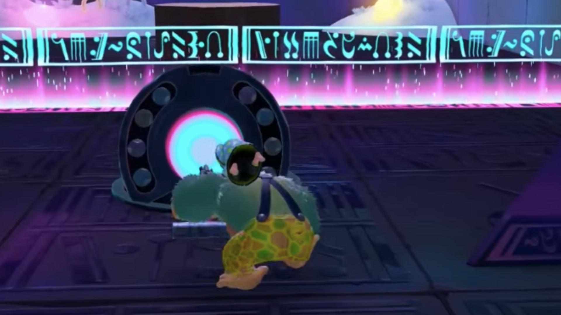 Pull the chain of the machine (Image via Nintendo | Concon/YouTube)