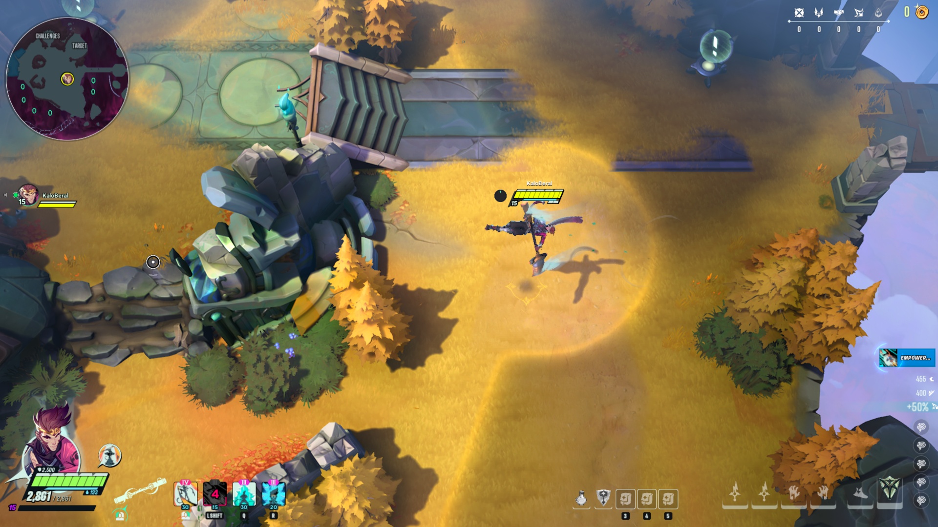 Move around the map using your abilities (Image via Theorycraft Games | NetEase Games | Deltias Gaming)