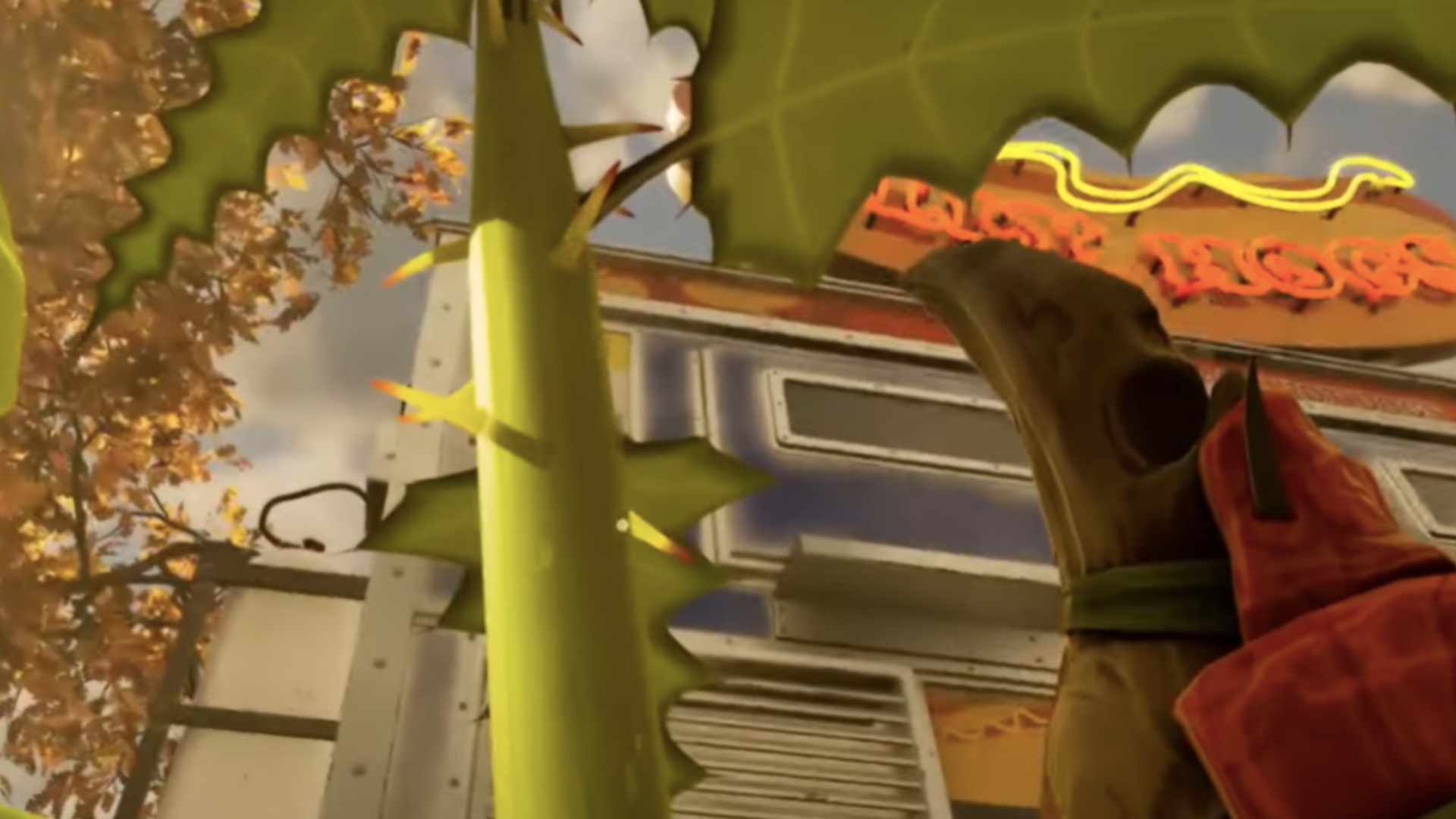 Collect Thistle Needles from the stem of the plant (Image via Xbox Game Studios)