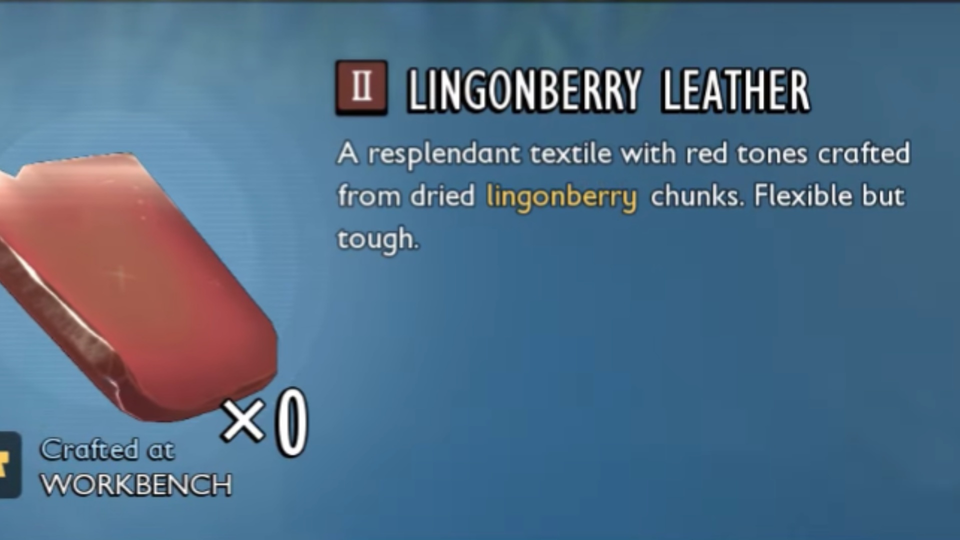 You will need Lingonberry to craft the Lingonberry Leather (Image via Xbox Game Studios)
