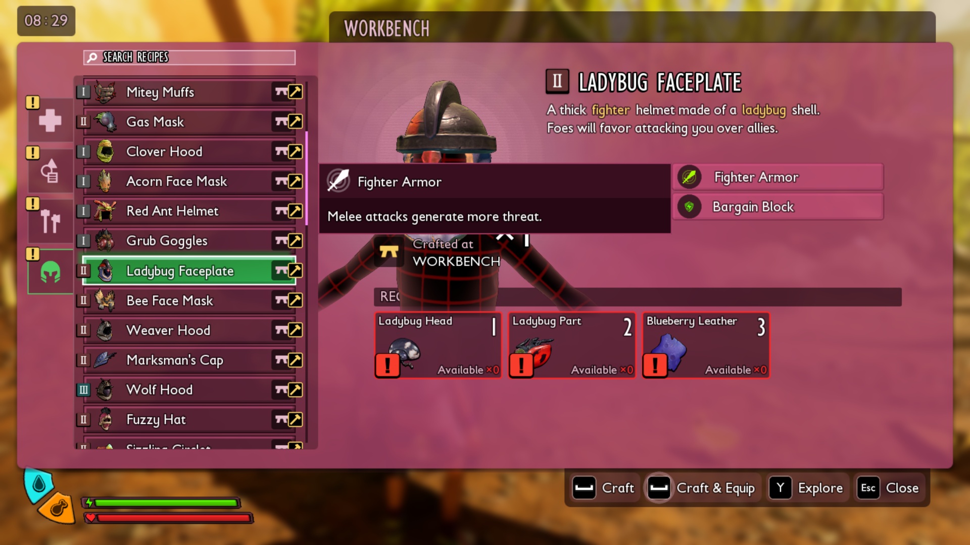 Fighter class armor (Image via Xbox Game Studios | Deltias Gaming)