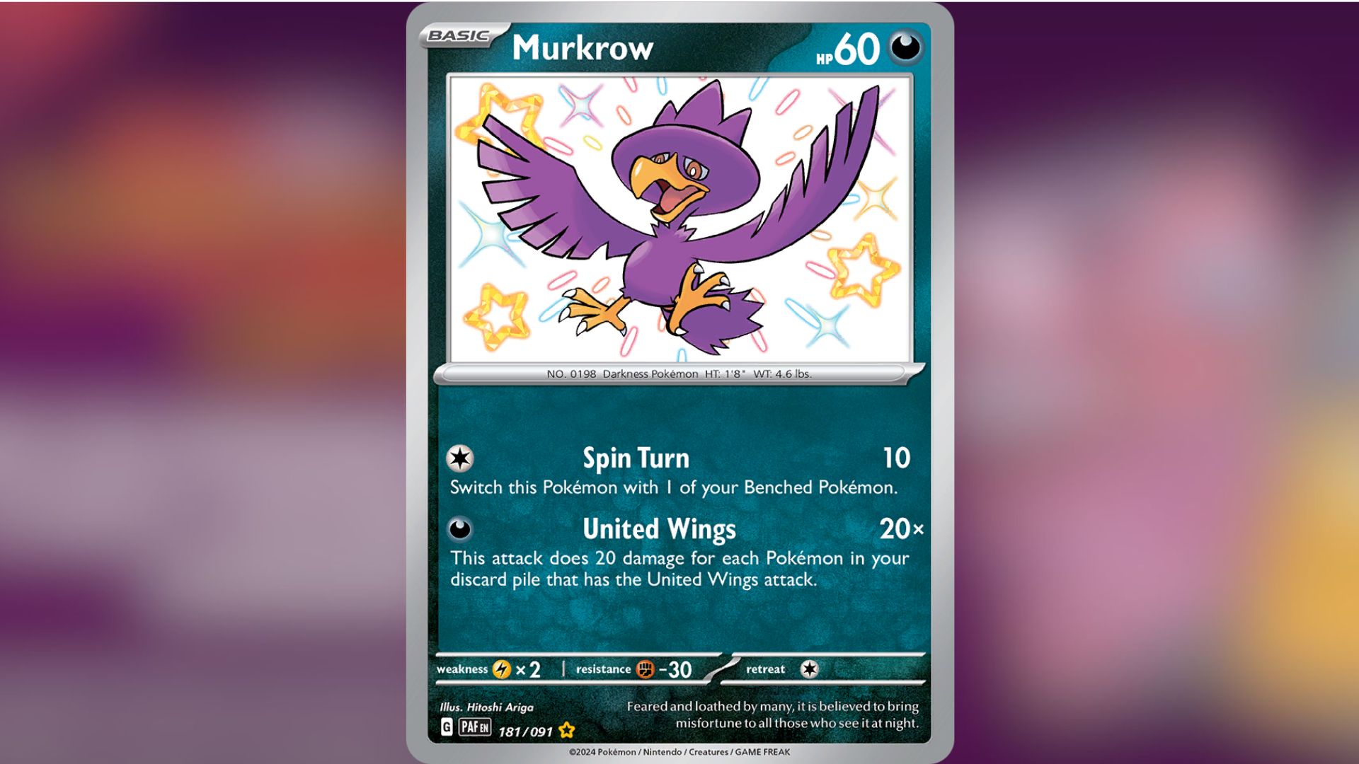 Murkrow (Image via TPC)