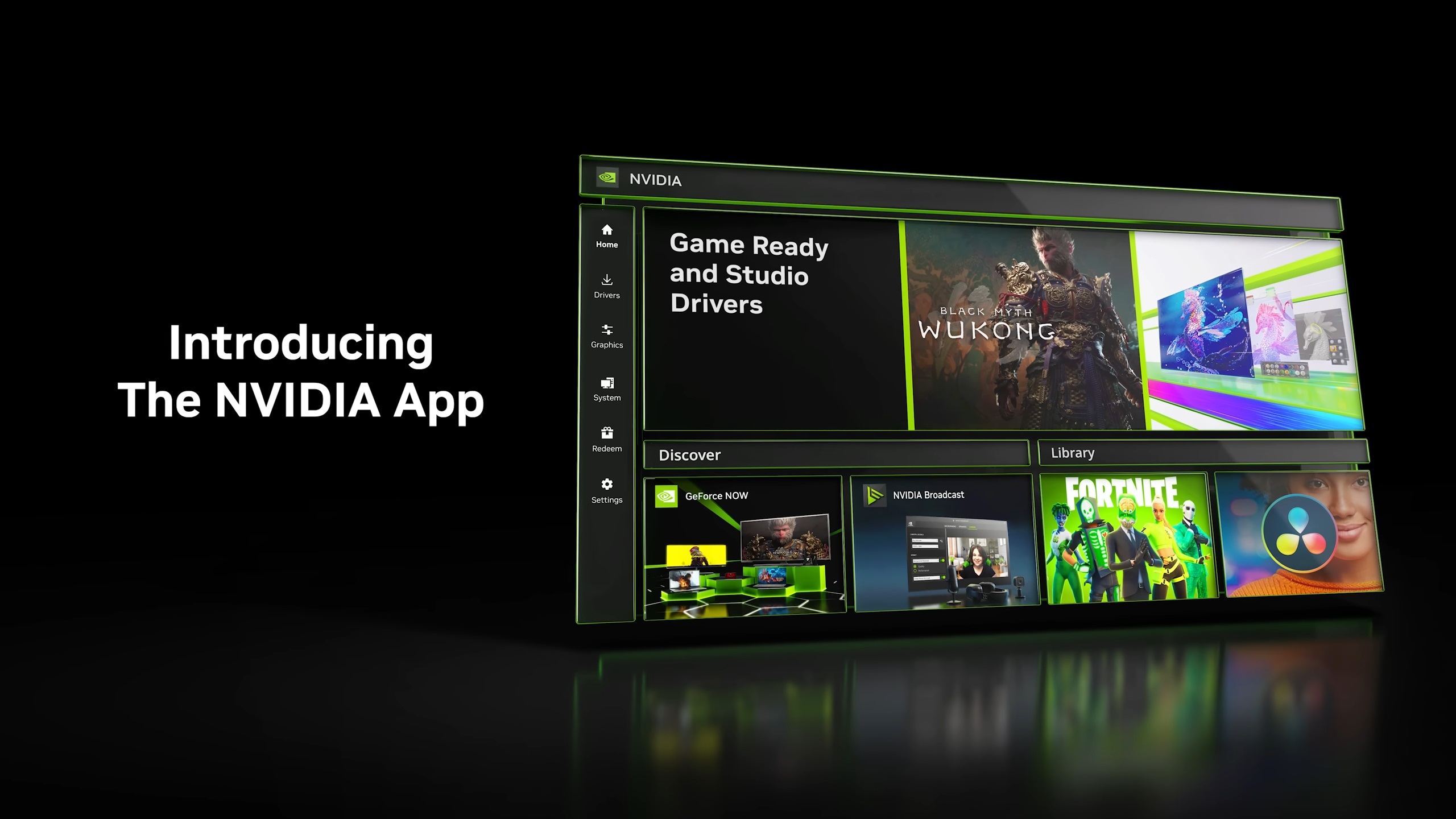 Picture of the Nvidia Driver App