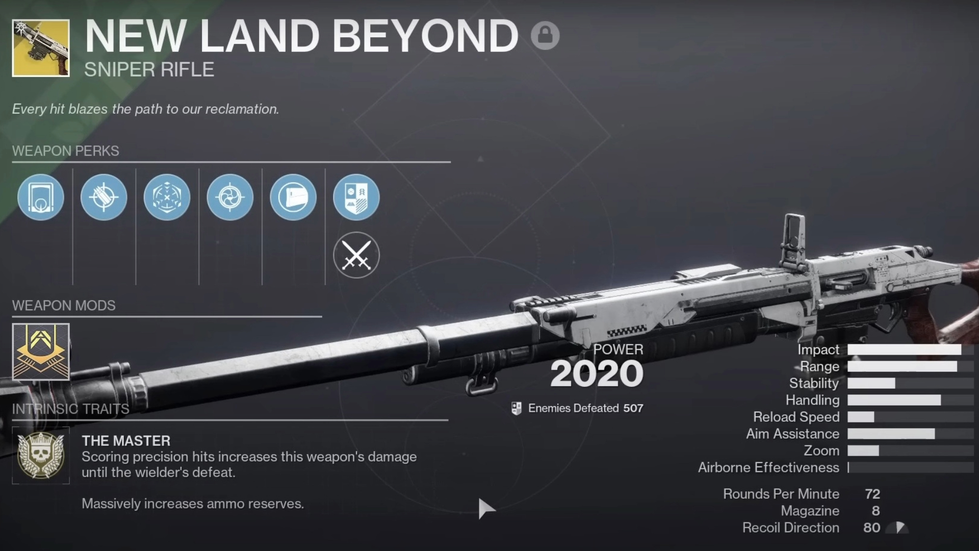 New Land Beyond stats