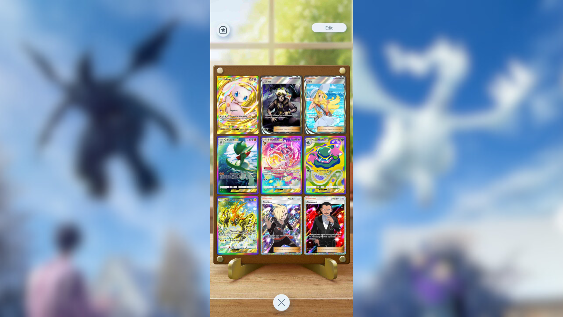 Nine-card frame (Image via The Pokemon Company)