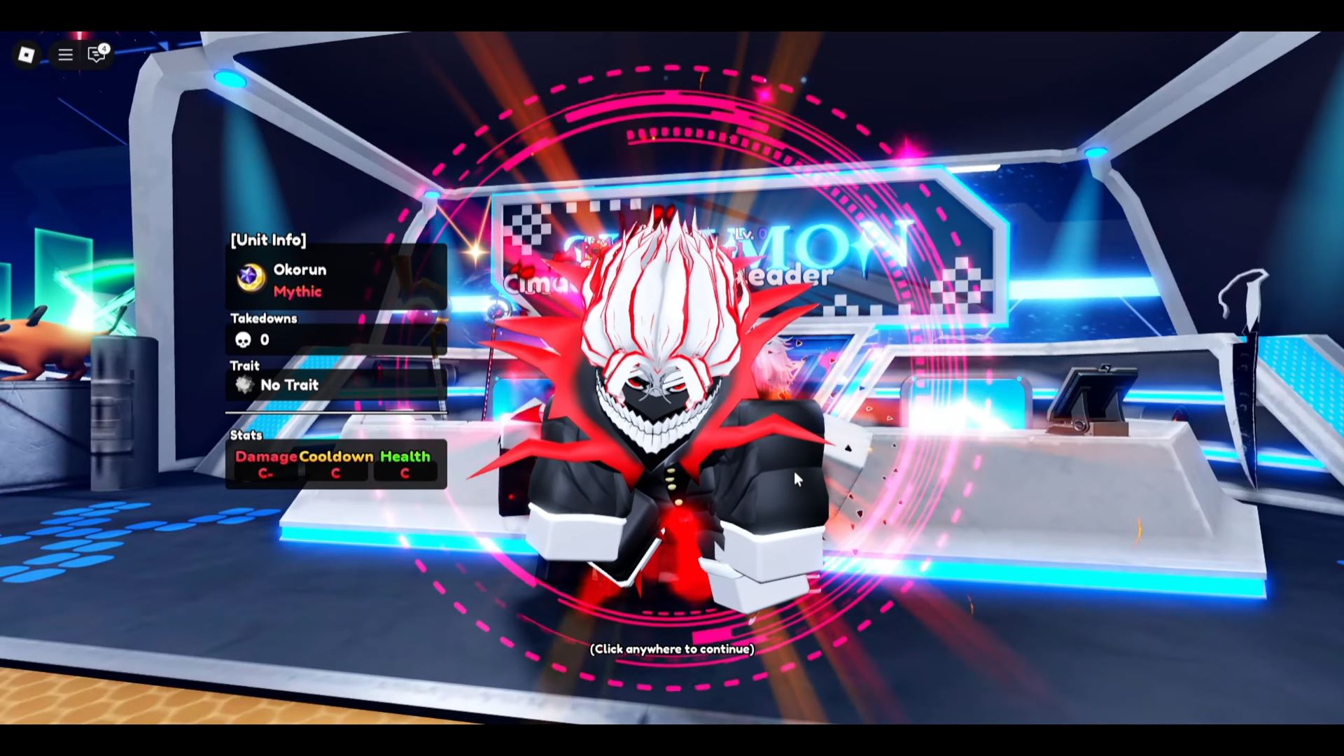 Okorun in Anime Saga (Image via Roblox)