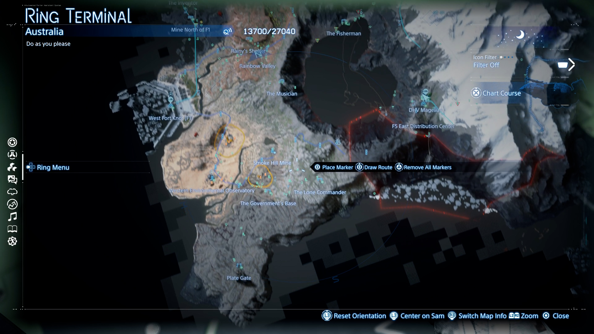 Connect all the structures to complete the road(Source: Sony Interactive Entertainment | Deltia's Gaming)