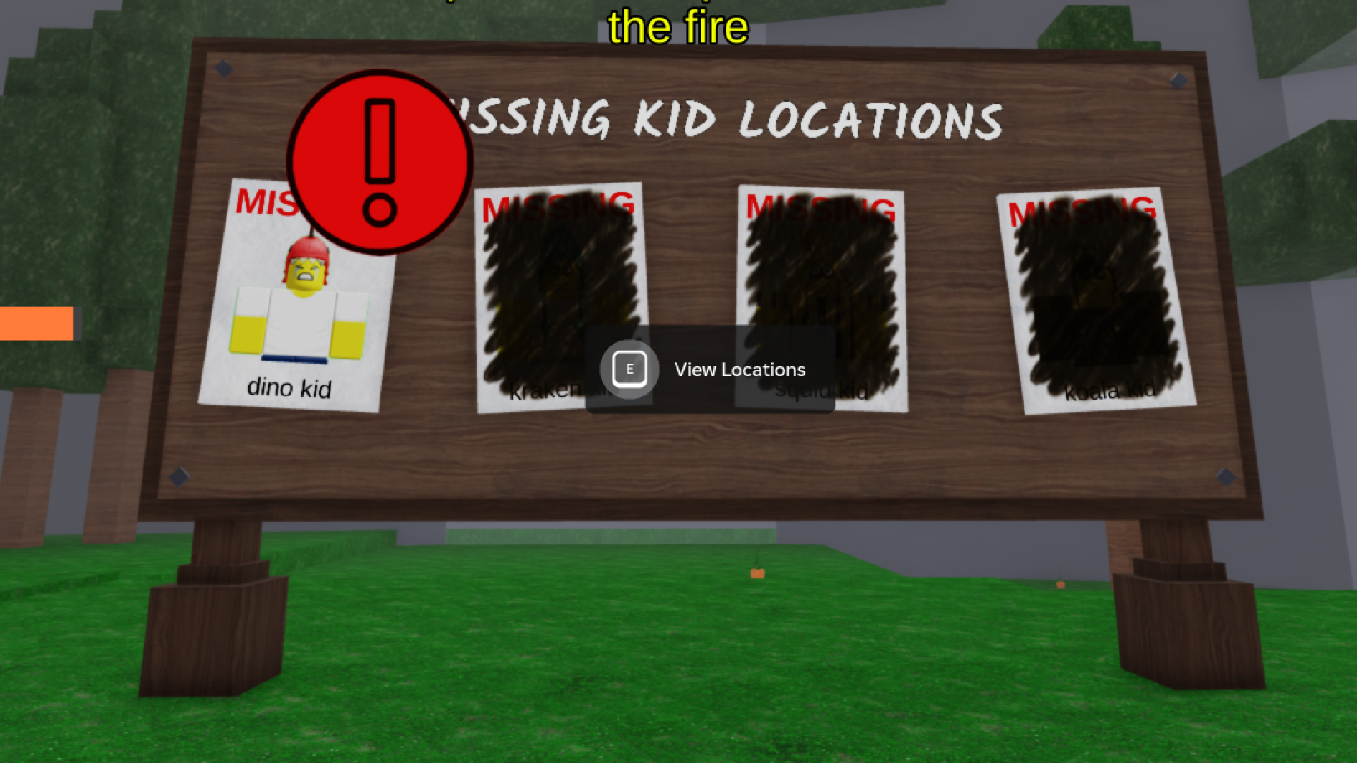 Rescue the four kids (Image via Roblox Corporation)