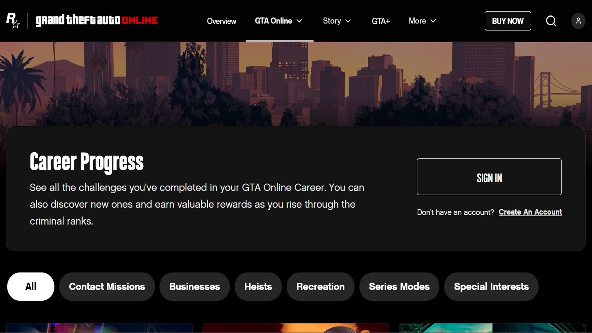You can still view the Career progress via the official site