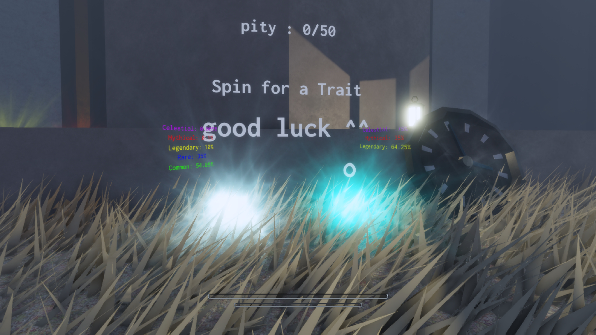 Roll for Traits (Image via Roblox Corporation)