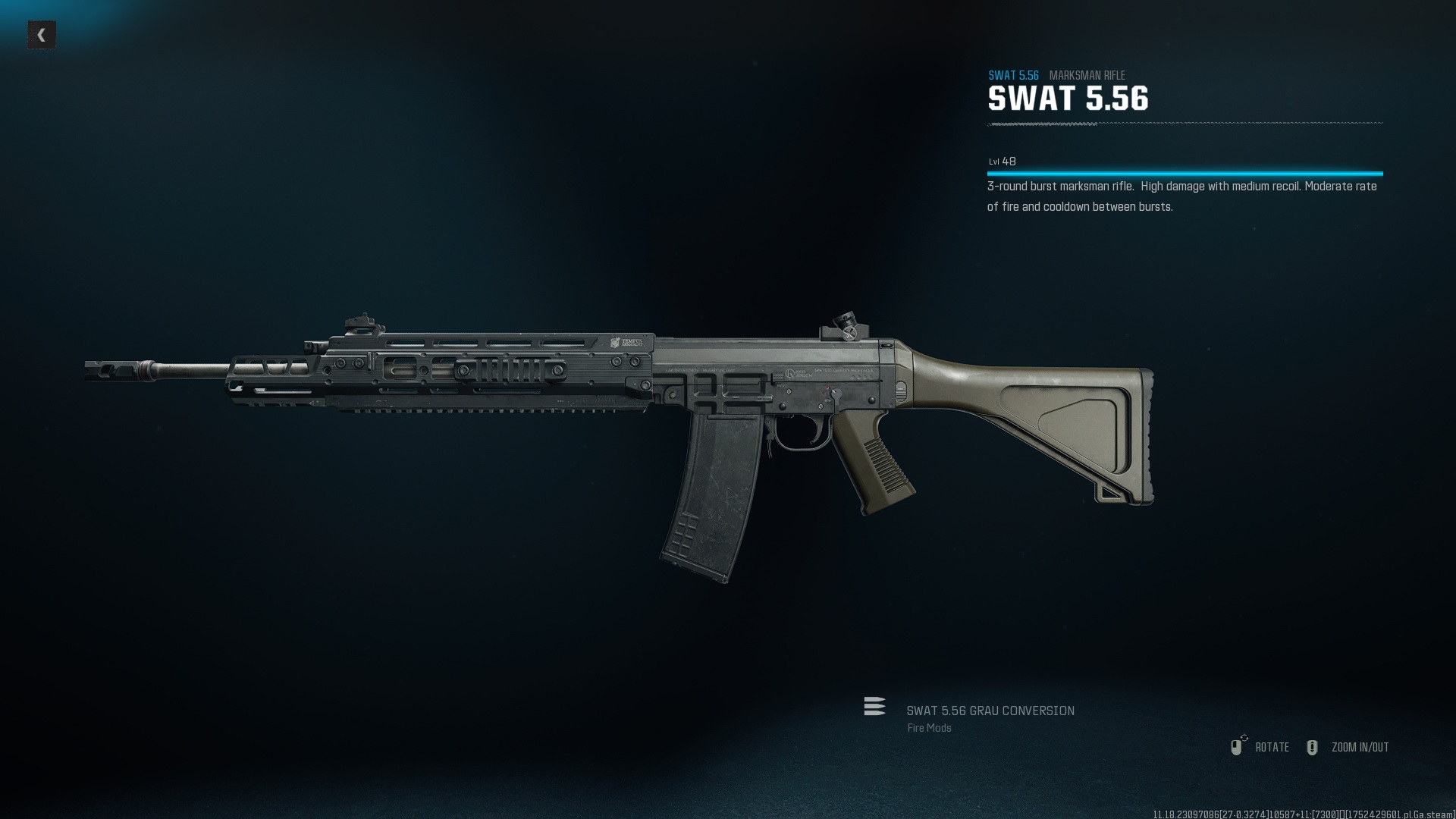 SWAT 5.56 with the GARU Conversion Kit in Warzone
