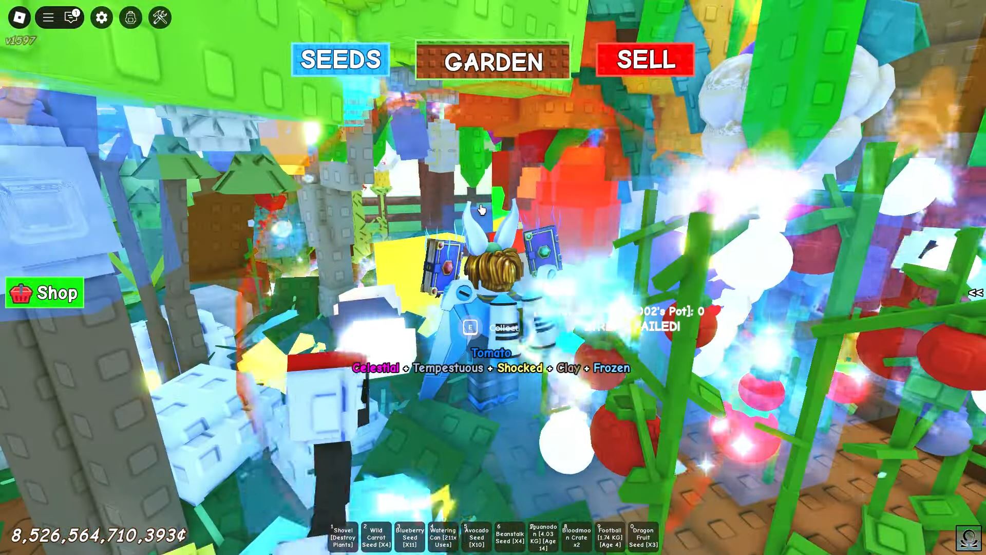 Scanning Corrupted fruits (Image via Roblox)