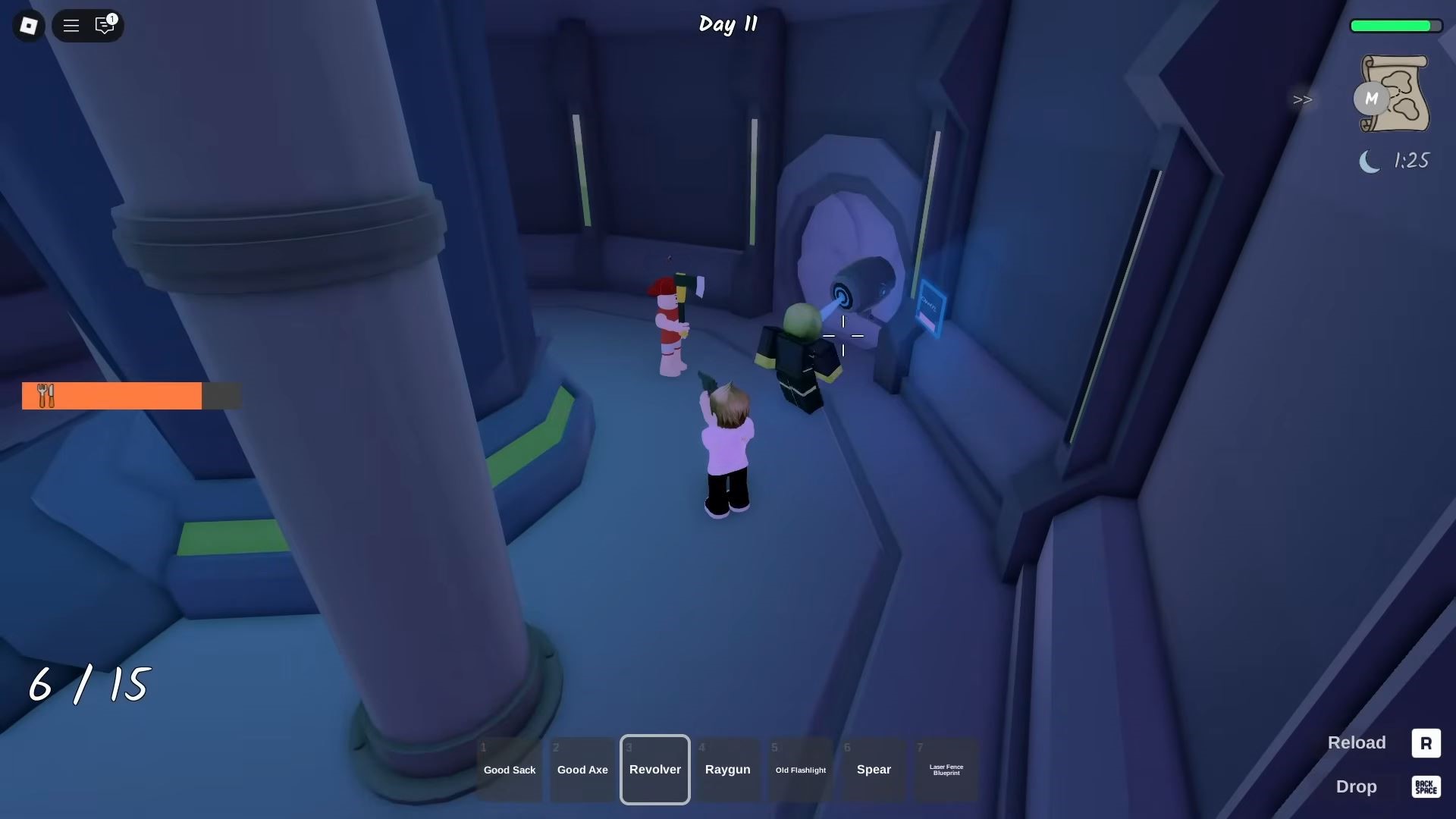 Scanning alien's face (Image via Roblox)