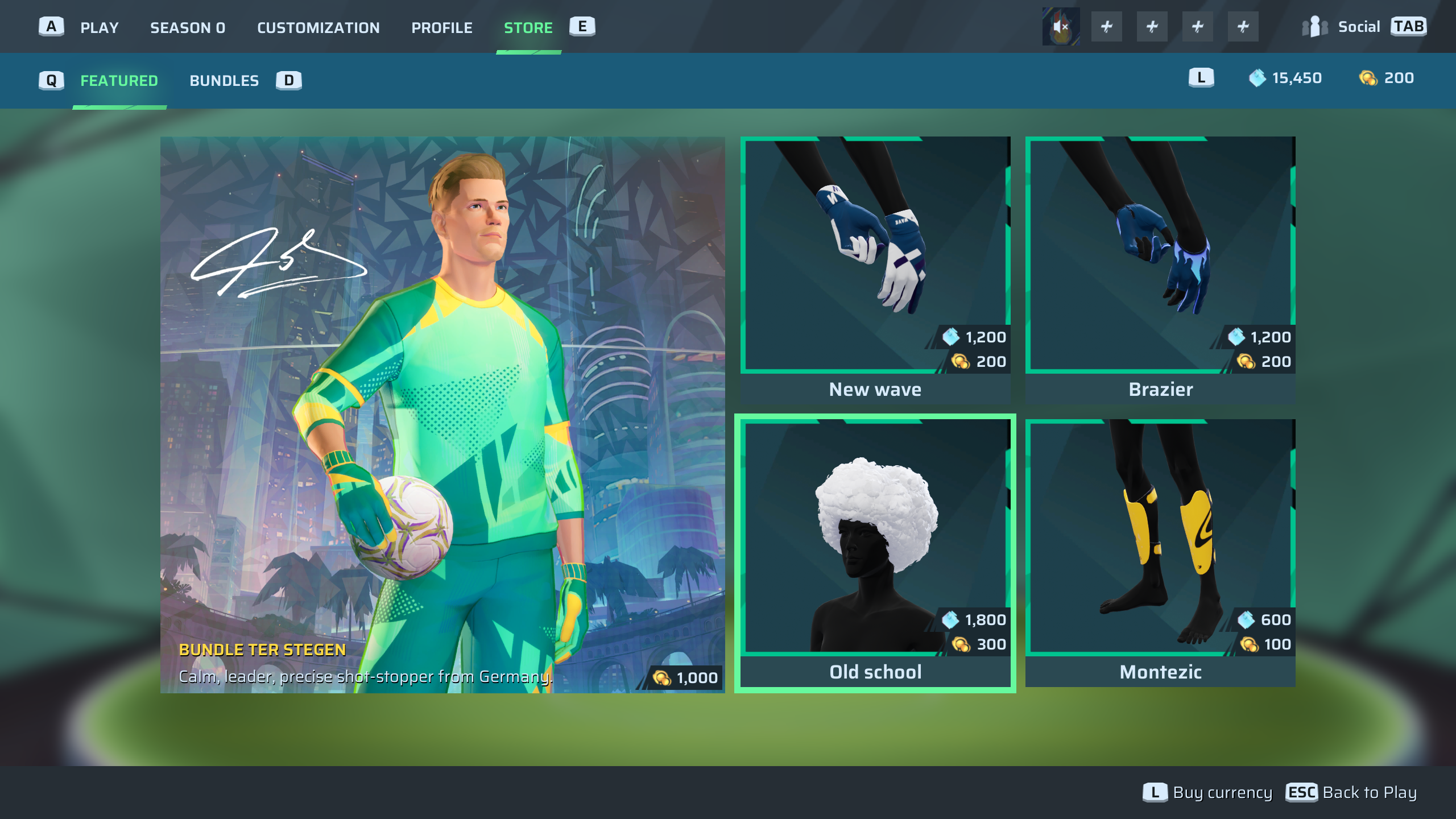 Week 3 store items in Rematch (Image via Sloclap | Deltia's Gaming)
