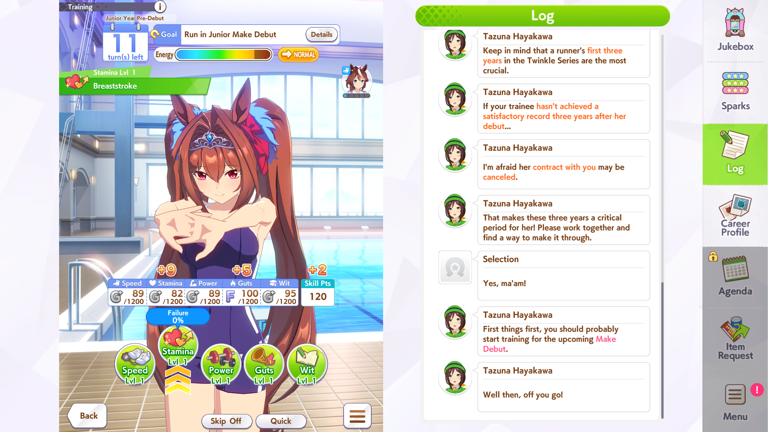 Stamina Stats explained in Umamusume Pretty Derby (Image via Cygames)