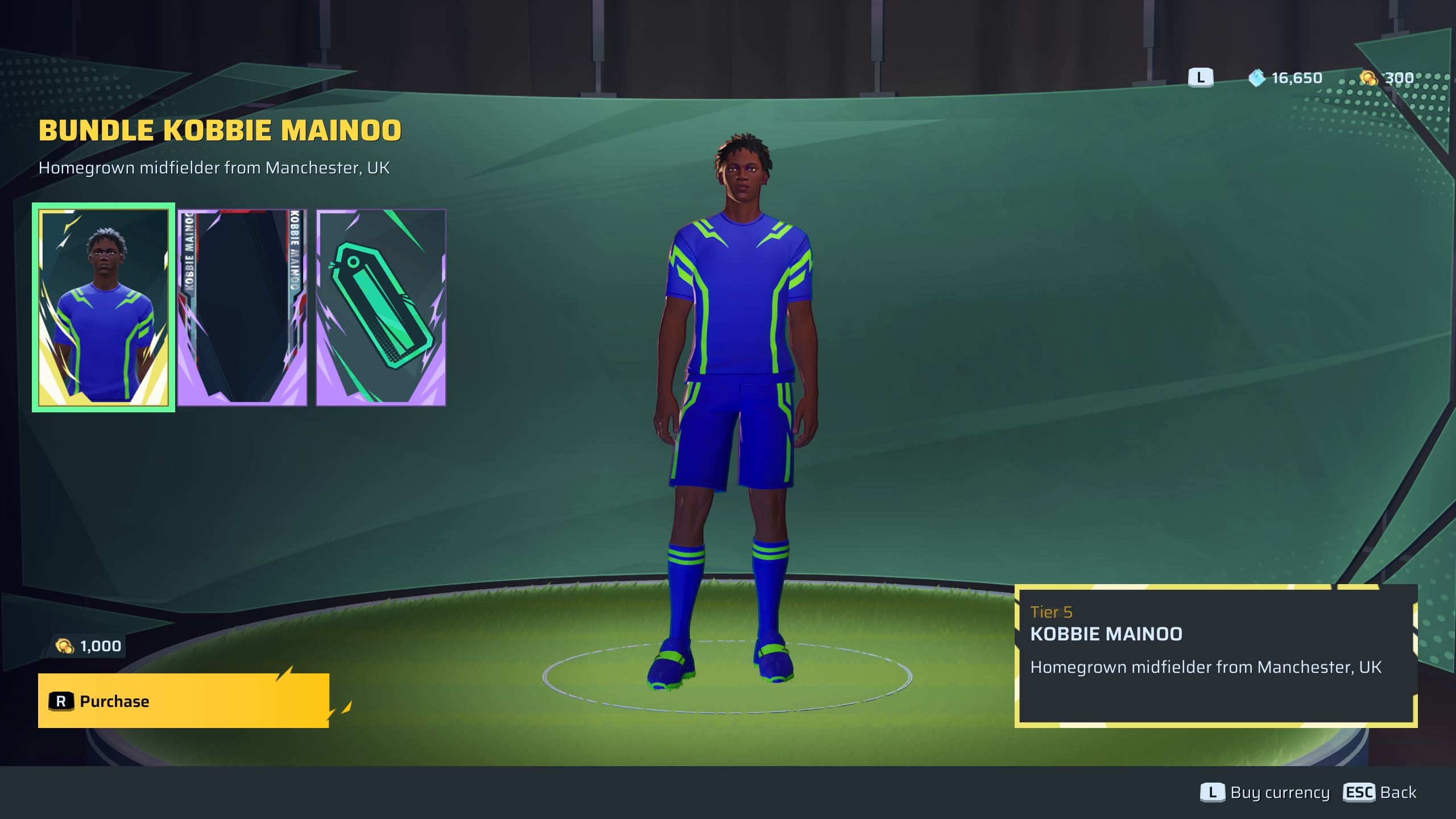 Purchase Kobbie Mainoo Bundle for 1,000 Quants (Image via Sloclap | Deltia's Gaming)