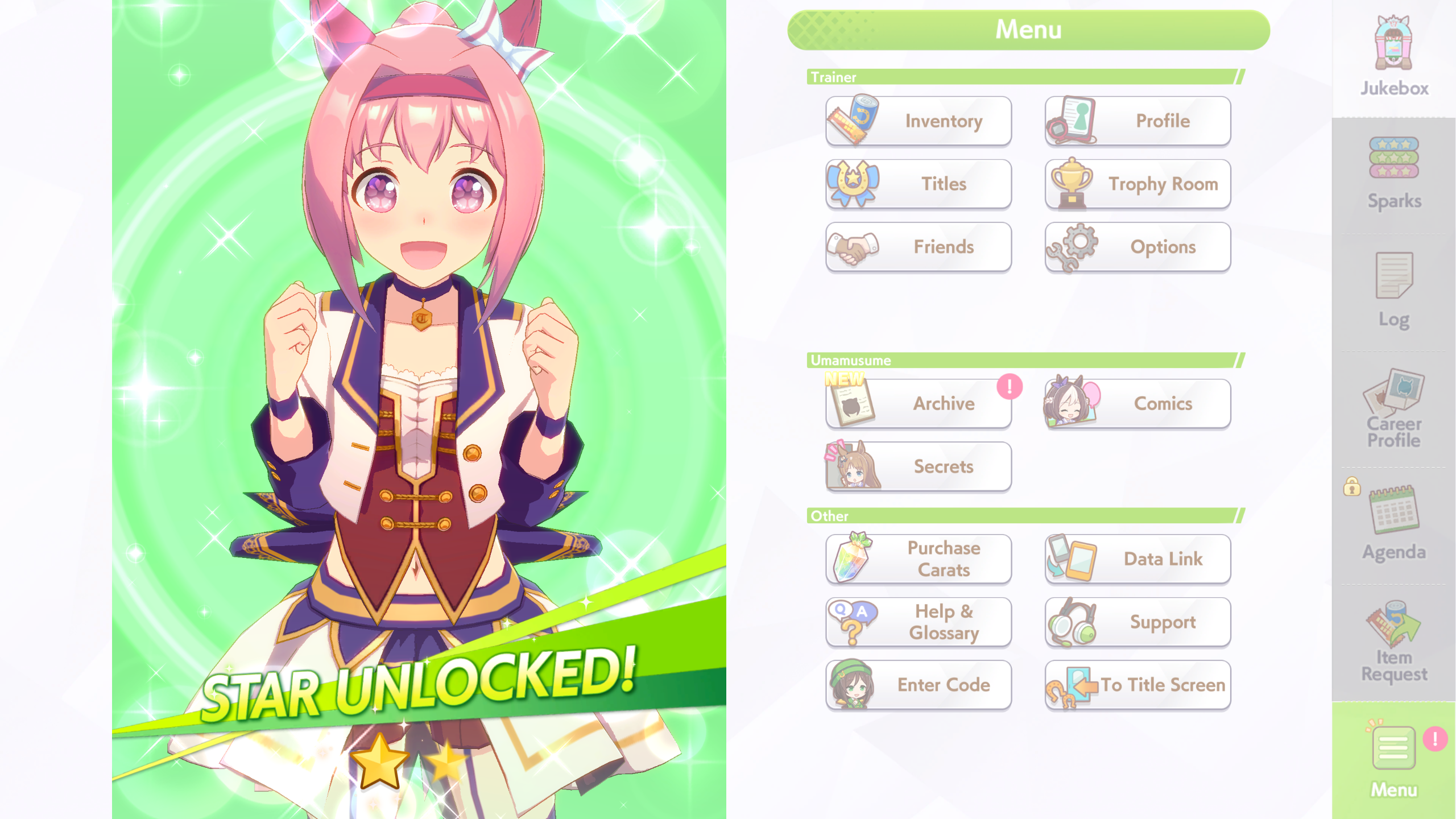 Unlock Stars using Star Pieces (Image via Cygames | Deltia's Gaming)